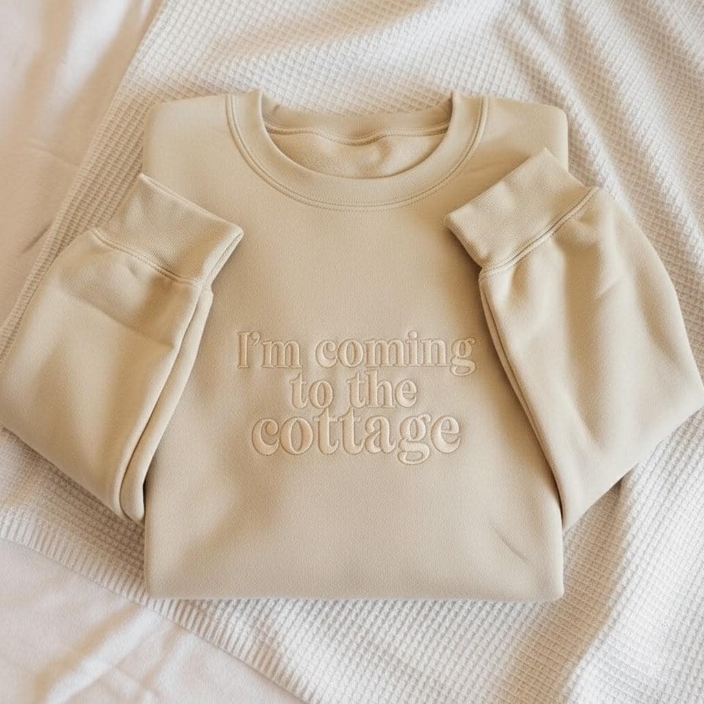 Embroidered I’m Coming To The Cottage Sweatshirt – Heated Rivalry Shirt, Ilya Rozanov & Shane Hollander, Hudson Williams Merch