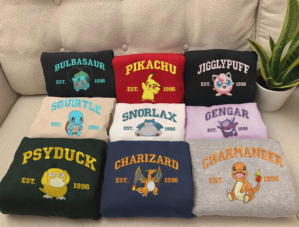 Anime Embroidered Youth Sweatshirt, Anime Manga Shirt, Anime Lovers, Family Trip Shirt