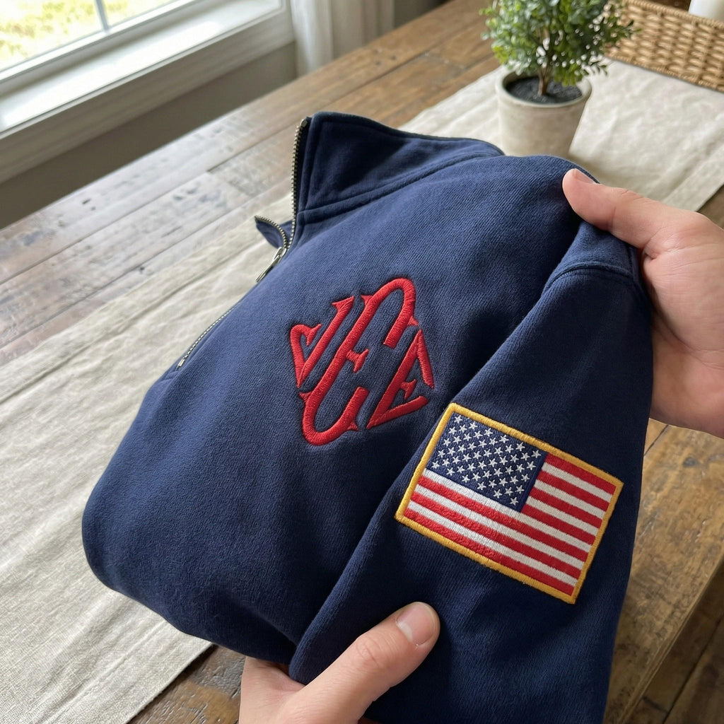 J.E.E. Quarter Zip | Jeffrey Epstein Meme Sweater | Embroidered J.E.E. Epstein Pullover | Conspiracy Theory Merch | Dark Humor Gift