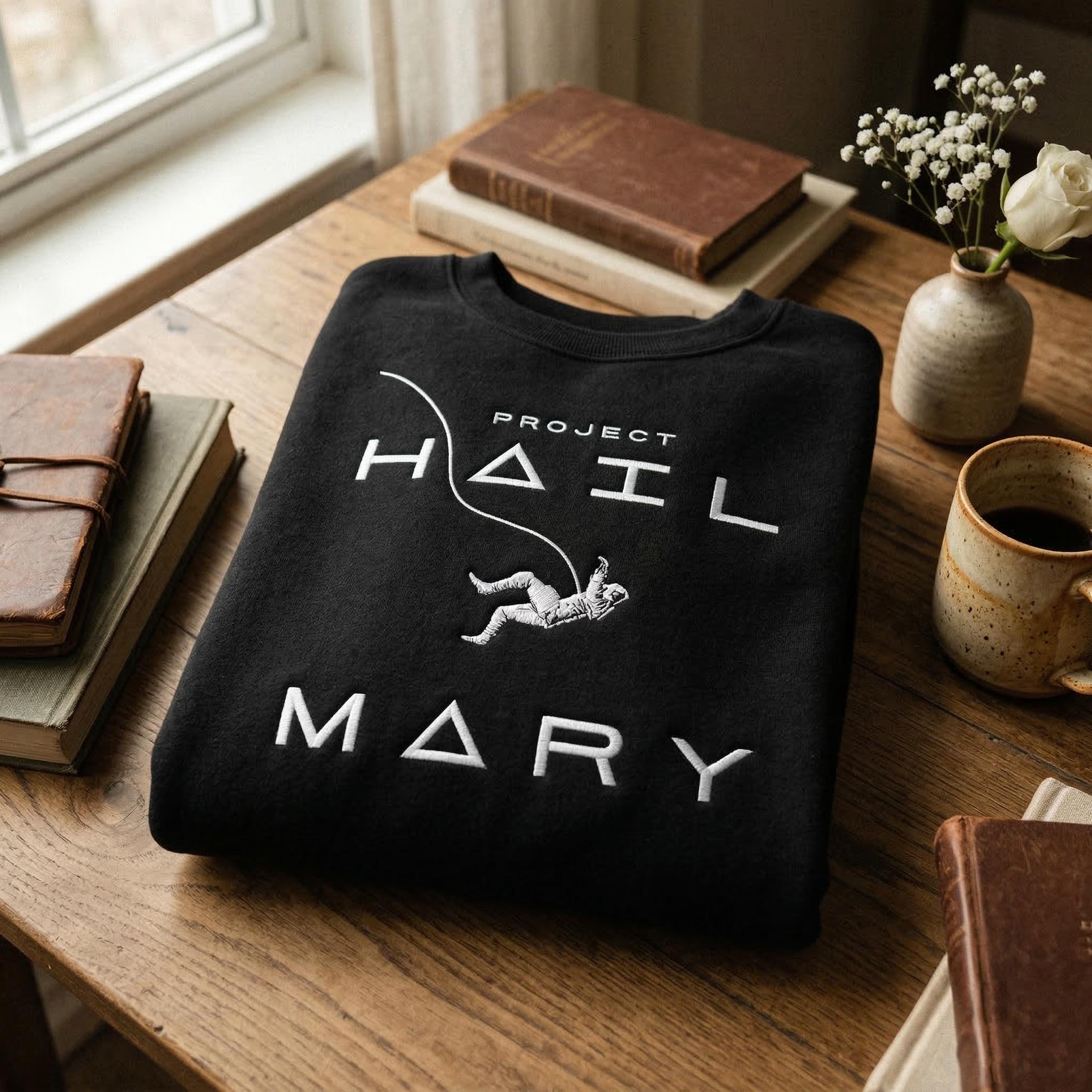Embroidered Erid Planet Project Hail Mary Shirt, Rocky Amaze Amaze Amaze Embroidery Shirt, Sci-fi Fantasy Bookish Sweater, Book Lovers Gift