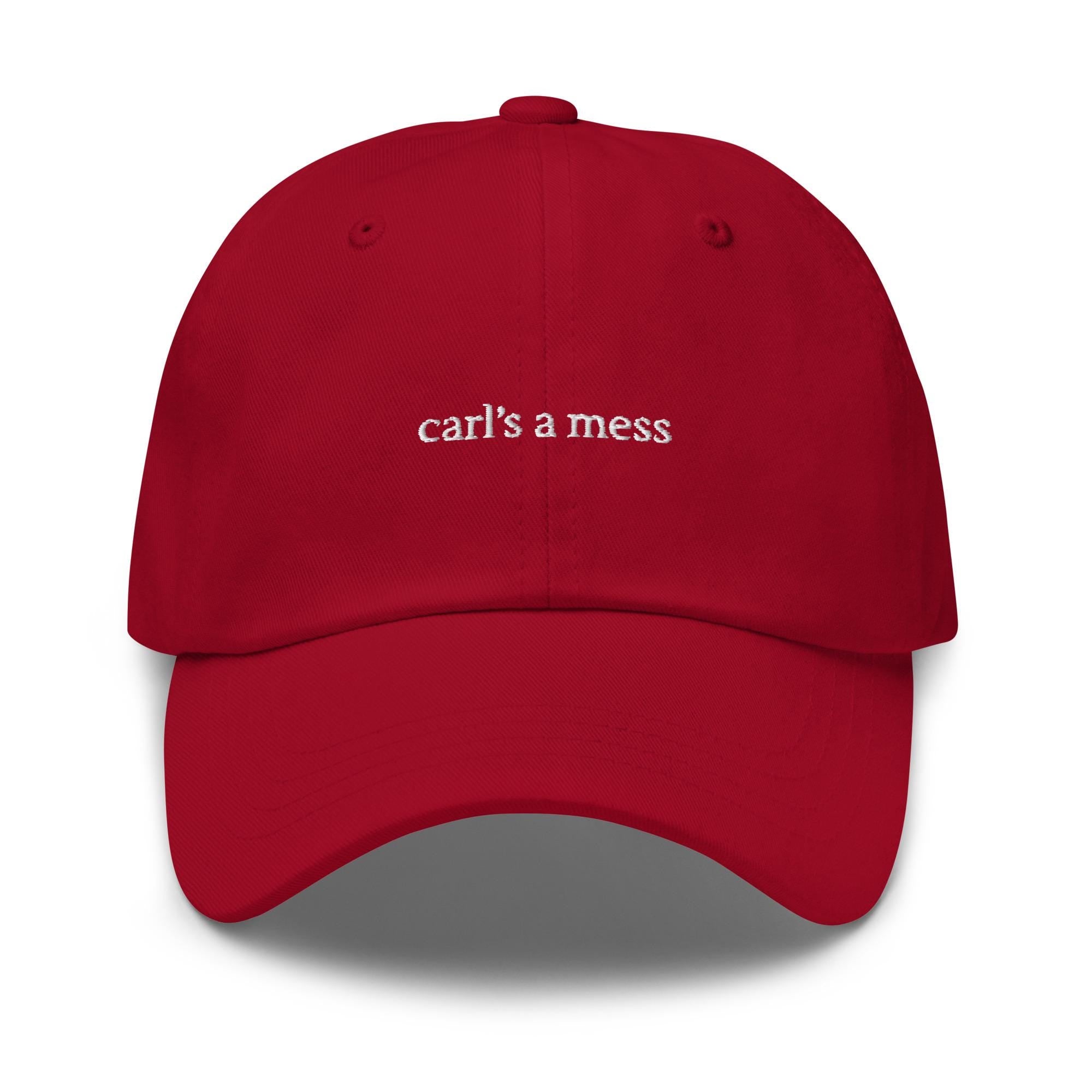 Carl's a Mess Embroidered Dad Hat – Funny Reality TV Summer Cap, Hamptons Weekend Cotton Hat, Trendy Gift for Him & Her