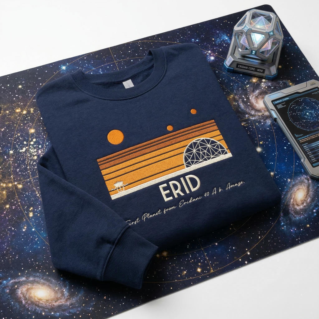 Embroidered Erid Planet Project Hail Mary Shirt, Rocky Amaze Amaze Amaze Embroidery Shirt, Sci-fi Fantasy Bookish Sweater, Book Lovers Gift
