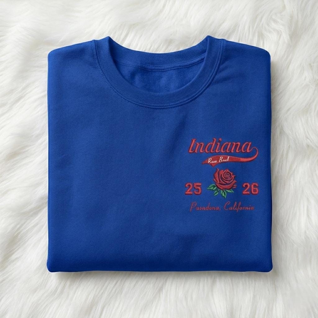 Embroidered Indiana Rose Bowl 2026 Tshirt Sweatshirt, Trendy New Game Day Apparel, Unisex Clothing For Man And Woman TShirt Hoodie, Fan Gift