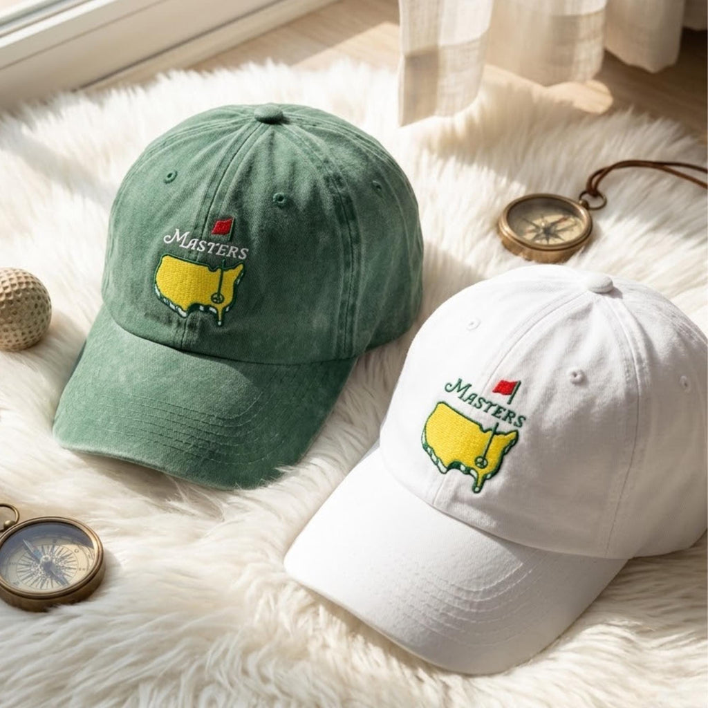 The Masters Tournament Embroidered Golf Cap, Vintage Sport Hat
