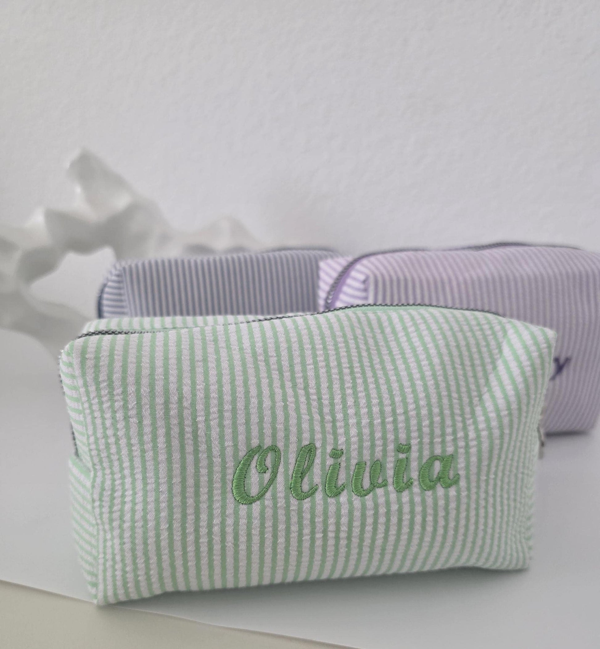 Custom Cosmetic Bag for Bridesmaids, Personalized Makeup Bag, Bridal Party Gift for Her