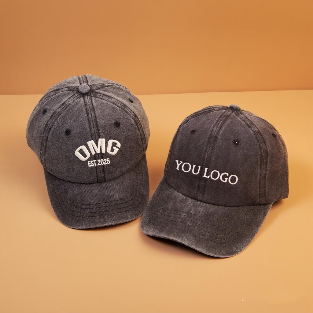 Custom Text Embroidered Hat, Personalized Cap, Vintage Baseball Hat, Custom Logo Hat, Gift for New Dad Mom, personalised hat,girl dad cap