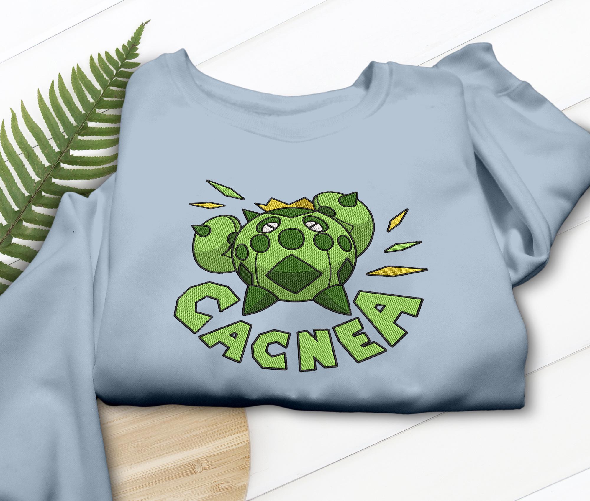 Cacnea Embroidered Shirt Desert Cactus T-shirt Sweatshirt Hoodie Anime Gaming Gifts
