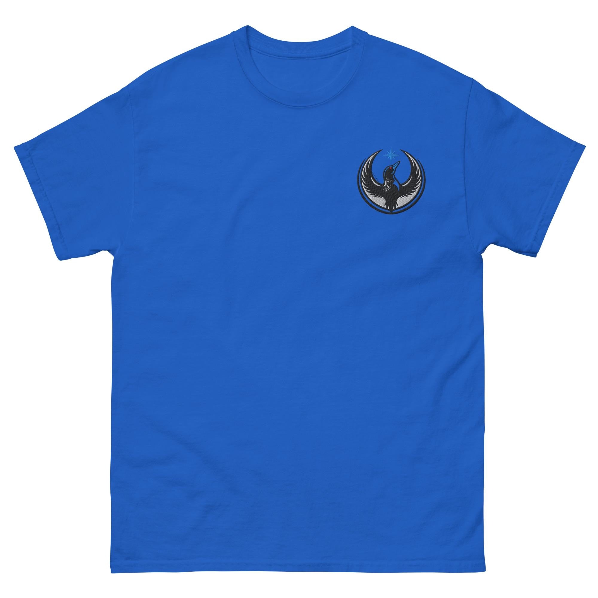 Minnesota Rebel Alliance Embroidered Shirt | MN State Bird Loon Political Tee | Resistance Protest Shirt | Minnesota Activist Anti Ice Shirt