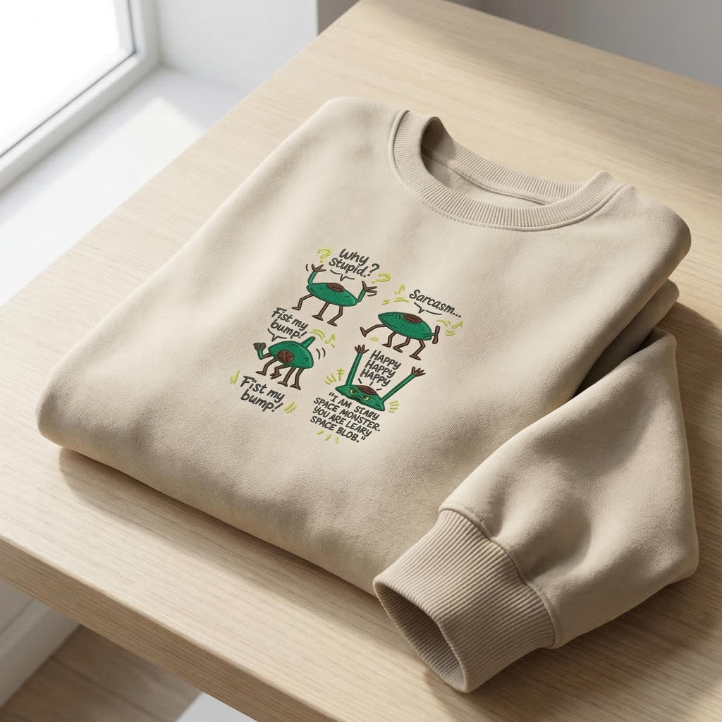 Vintage Project Hail Mary Embroidered Shirt, Rocky Amaze Amaze Amaze Embroidery Shirt, Sci-fi Fantasy Bookish Sweater, Book Lovers Gift