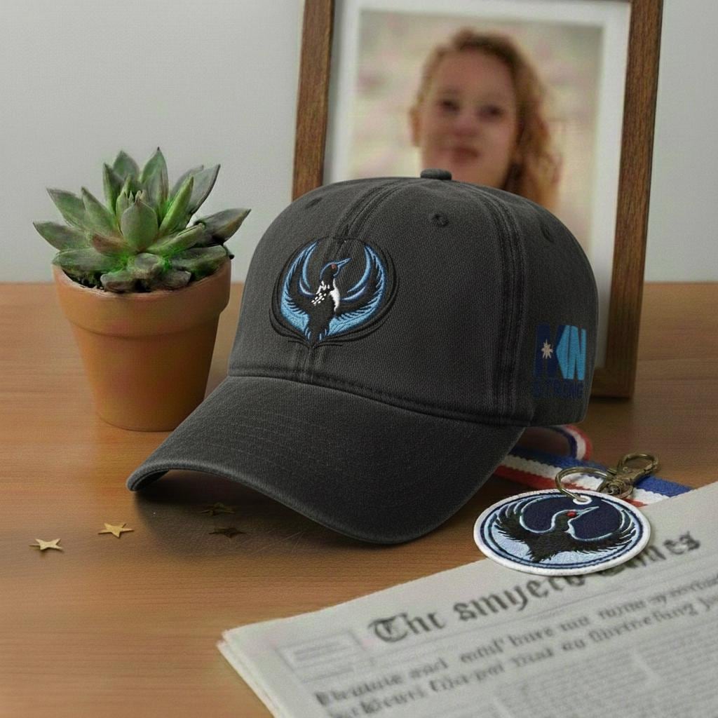 Minnesota Loon Embroidered Hat, Renee Nicole Good Inspired Activist Hat, Protest Flair Hat, Political Statement Gift, Minnesota Strong Hat