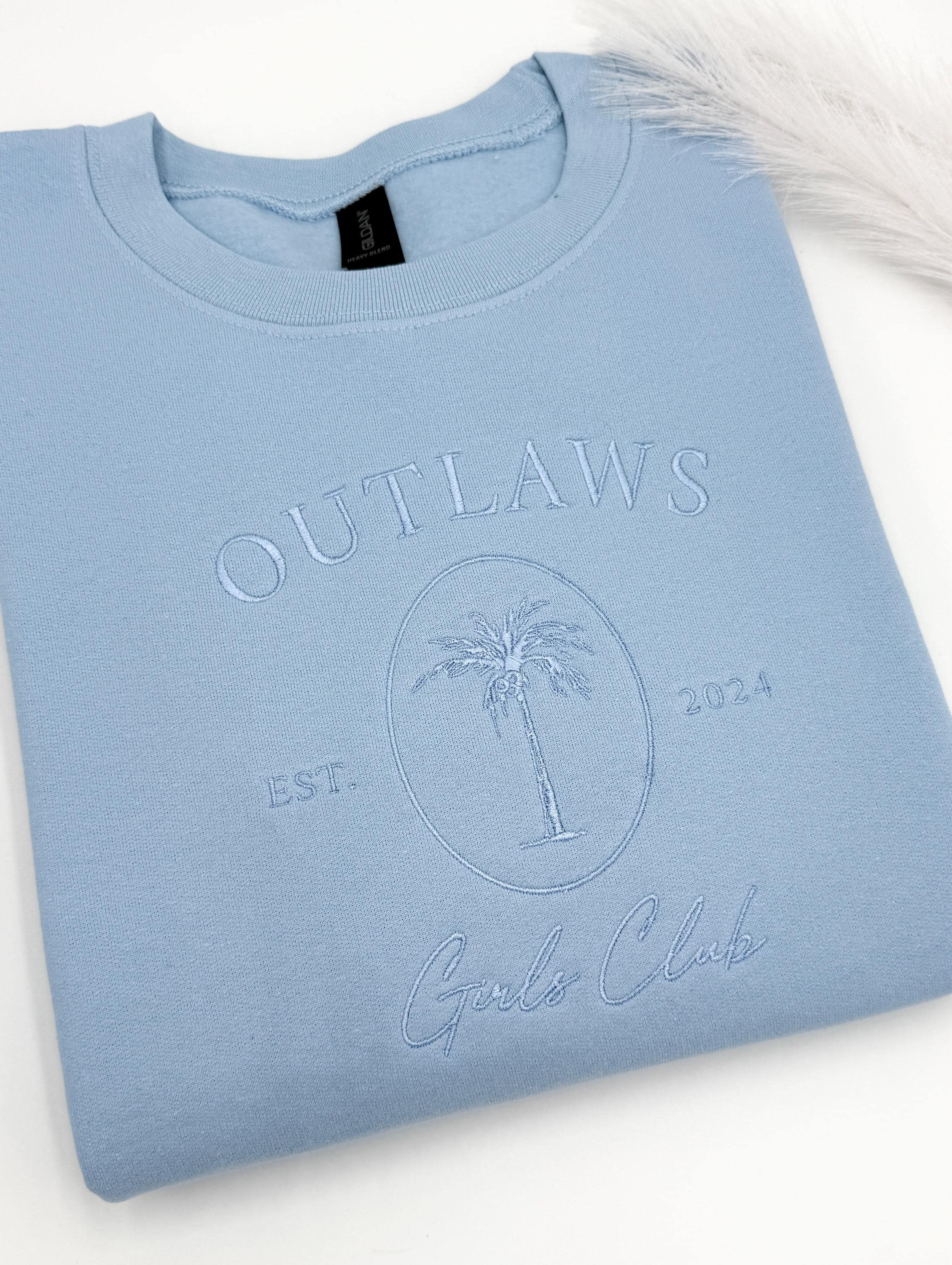 Custom Embroidered Bachelorette Sweatshirt: Charleston Social Club Wedding Favors