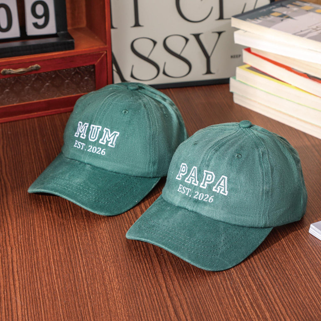Personalized Dad Embroidered Hat, Custom Text Baseball Cap, Gift for New Dad Mom, personalised hat,girl dad cap