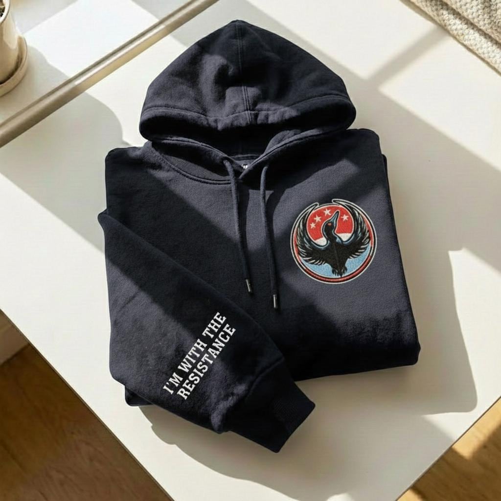 Embroidered Anti-ICE Minnesota Rebellion Shirt, Minneapolis Resistance, New State Flag Shirt, Abolish Ice Tee, Anti Maga, Anti Trump