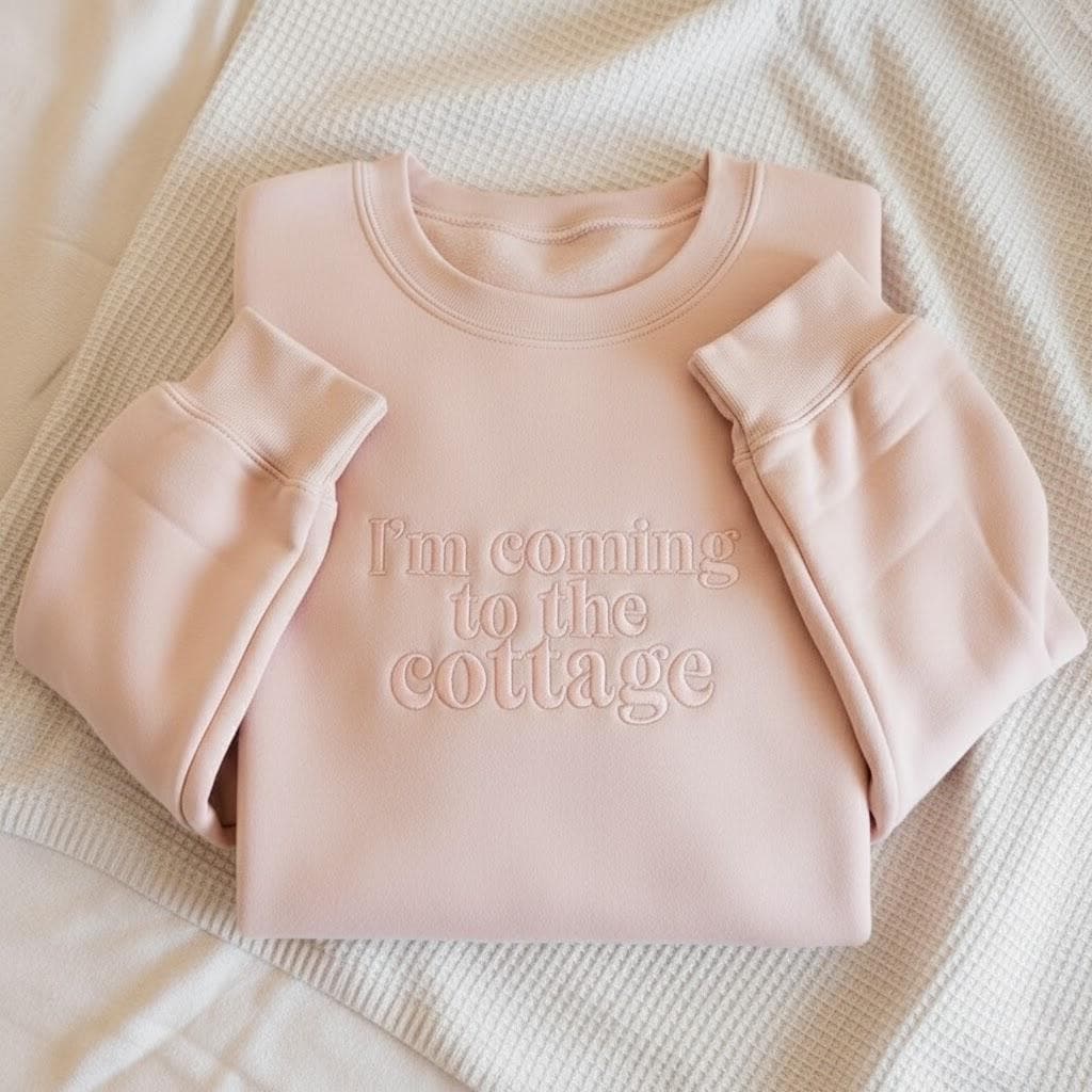 Embroidered I’m Coming To The Cottage Sweatshirt – Heated Rivalry Shirt, Ilya Rozanov & Shane Hollander, Hudson Williams Merch
