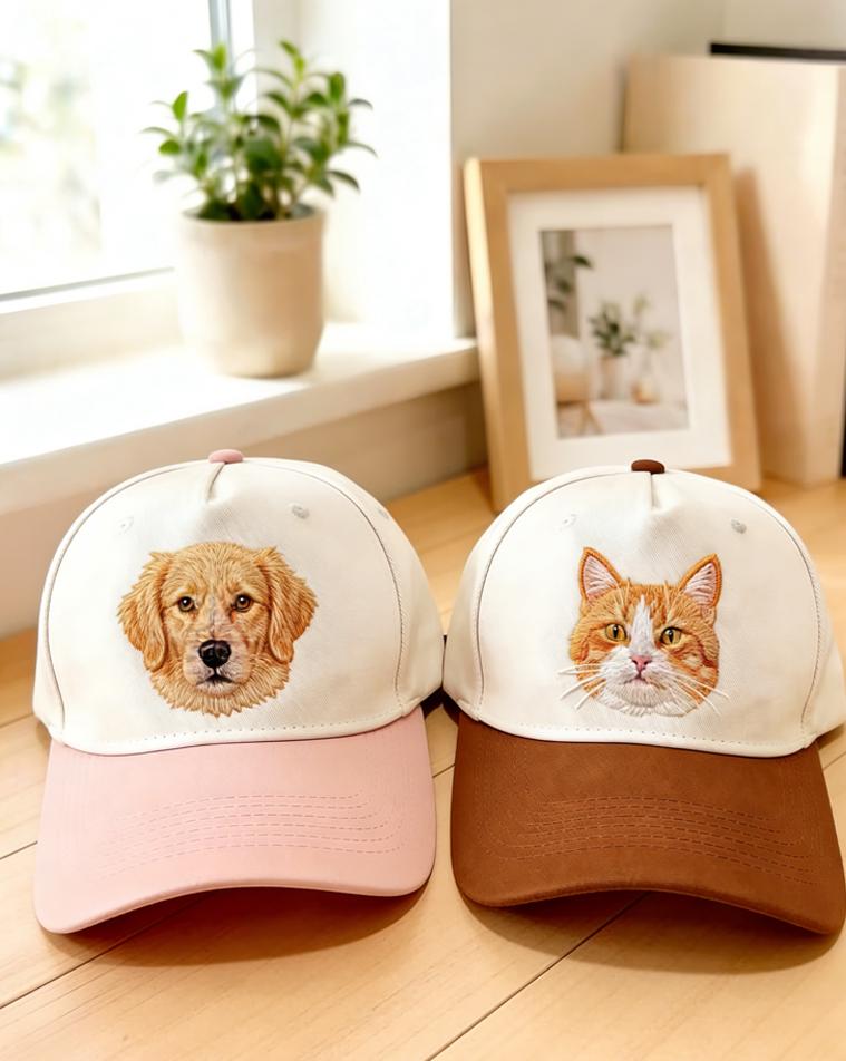 Custom Embroidered Pet Hat,Custom Cat Hat,Personal Pet Gifts