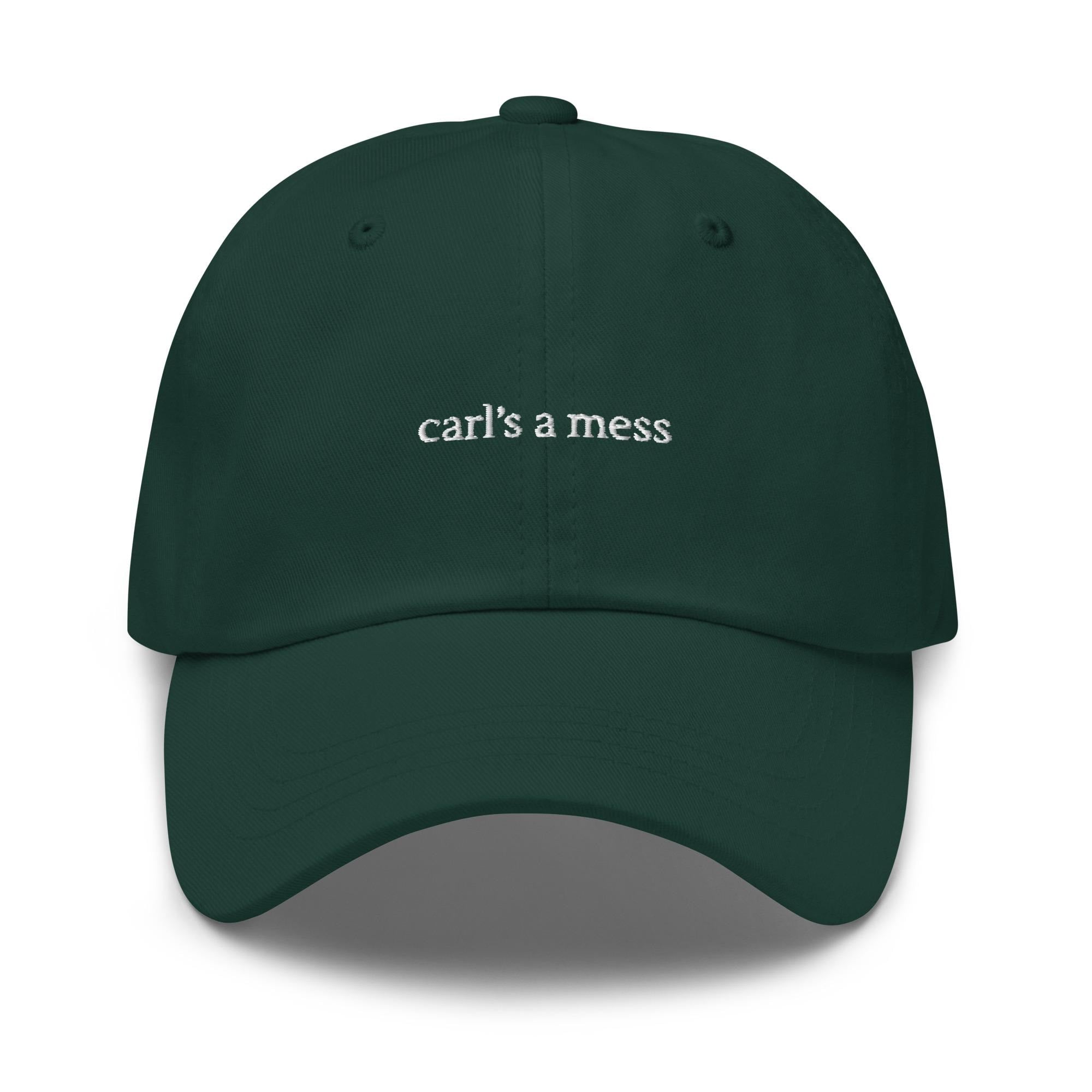 Carl's a Mess Embroidered Dad Hat – Funny Reality TV Summer Cap, Hamptons Weekend Cotton Hat, Trendy Gift for Him & Her