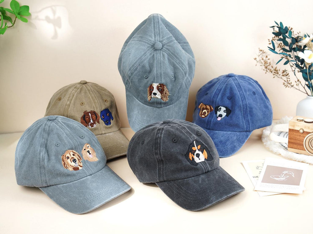 Custom Embroidered Pet Photo Hat: Personalized Dog & Cat Baseball Cap