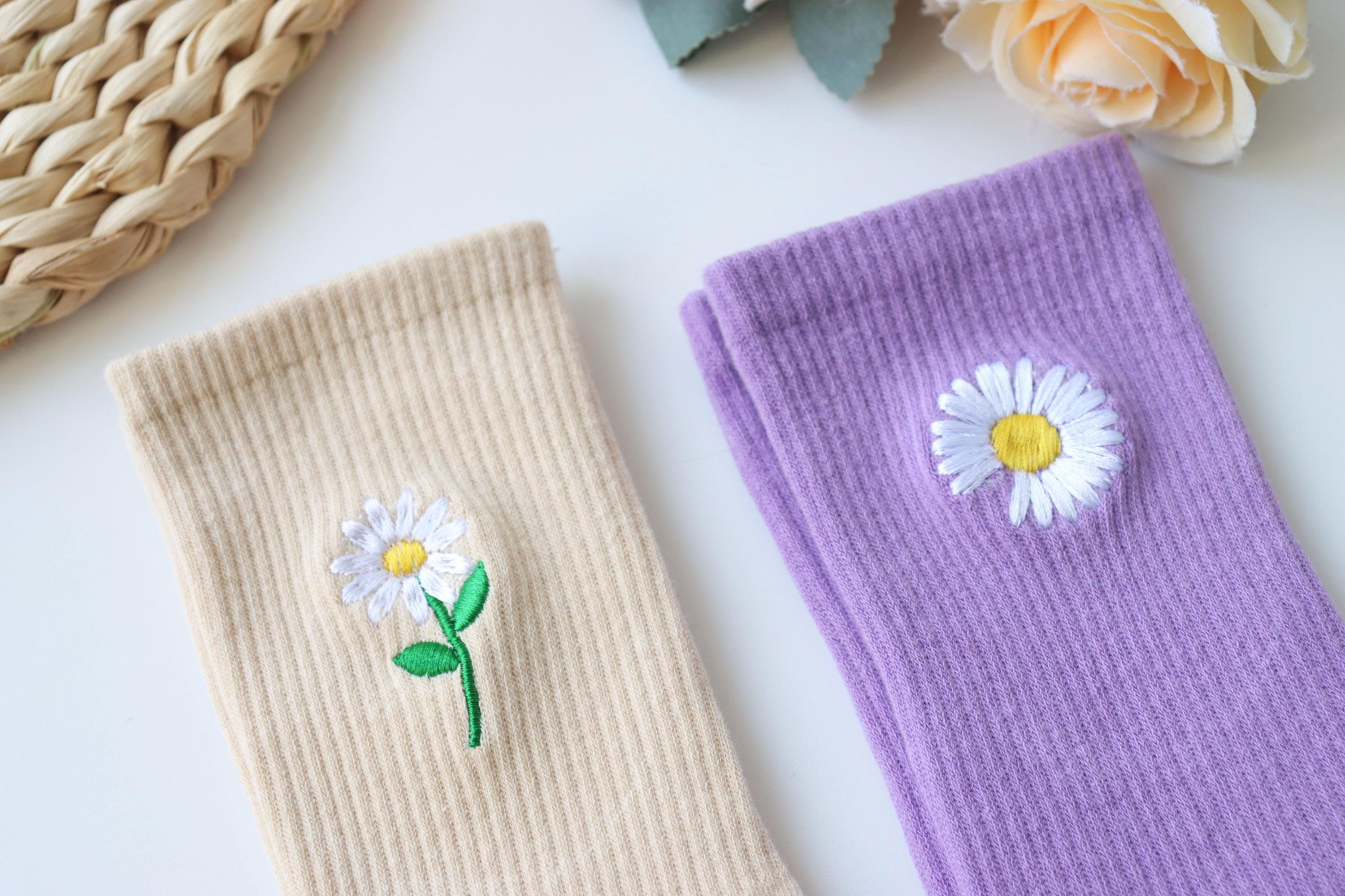 Custom Embroidered Socks, Unisex cotton Socks with Personalized Text Logo, Bachelorette Party Gift