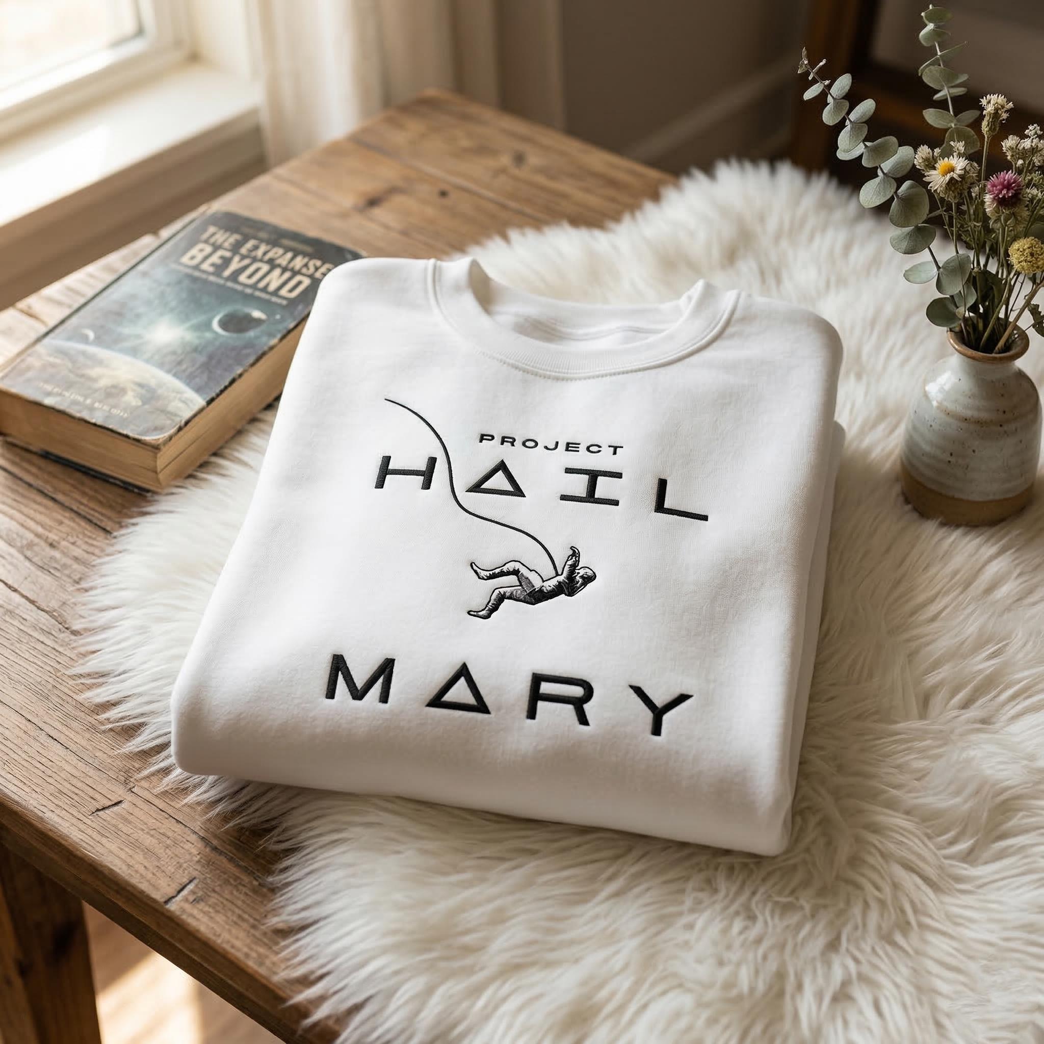 Embroidered Erid Planet Project Hail Mary Shirt, Rocky Amaze Amaze Amaze Embroidery Shirt, Sci-fi Fantasy Bookish Sweater, Book Lovers Gift