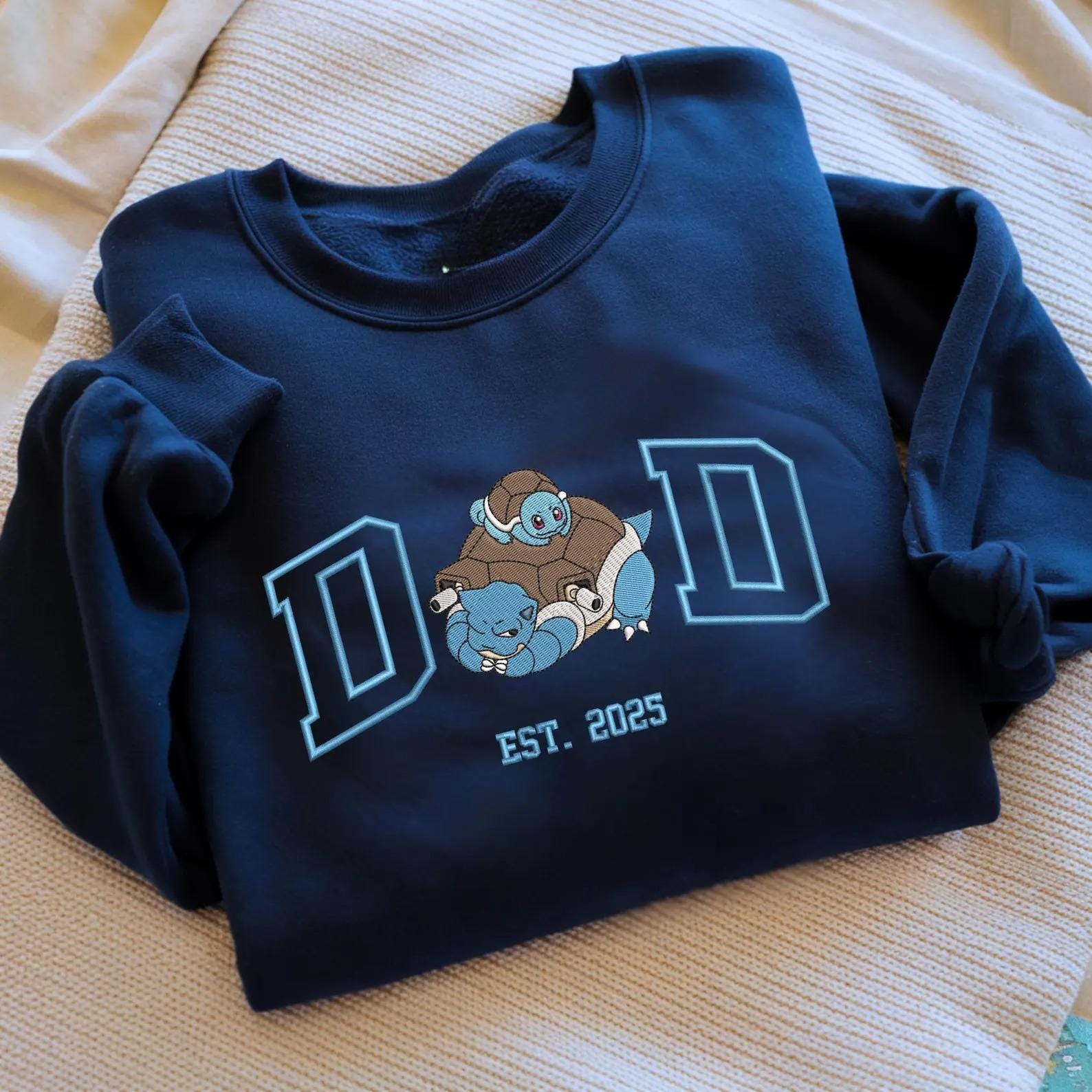 Custom PokeMom Embroidered Shirt, Mother's Day Gift, Birthday Gift For Mom, Pocket Beast, Personalized Anime Characters Sweatshirt
