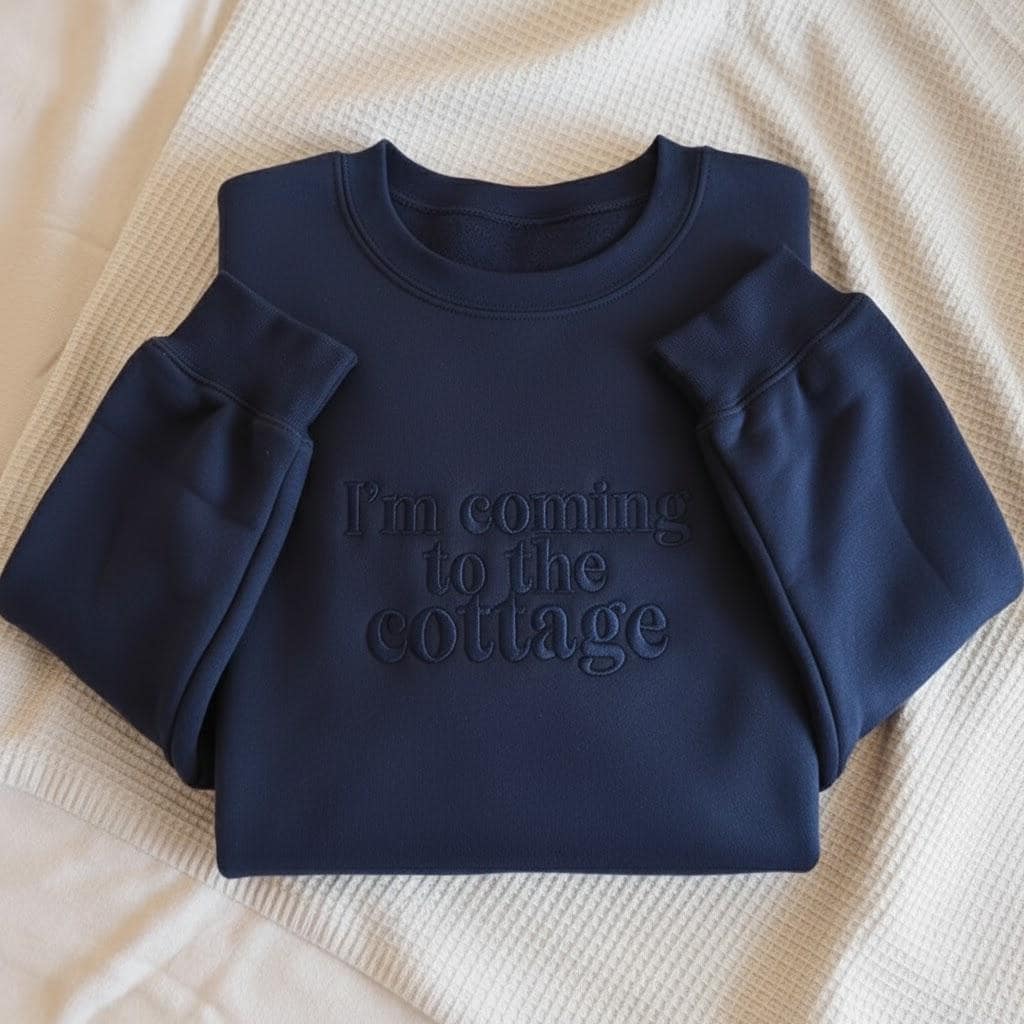 Embroidered I’m Coming To The Cottage Sweatshirt – Heated Rivalry Shirt, Ilya Rozanov & Shane Hollander, Hudson Williams Merch