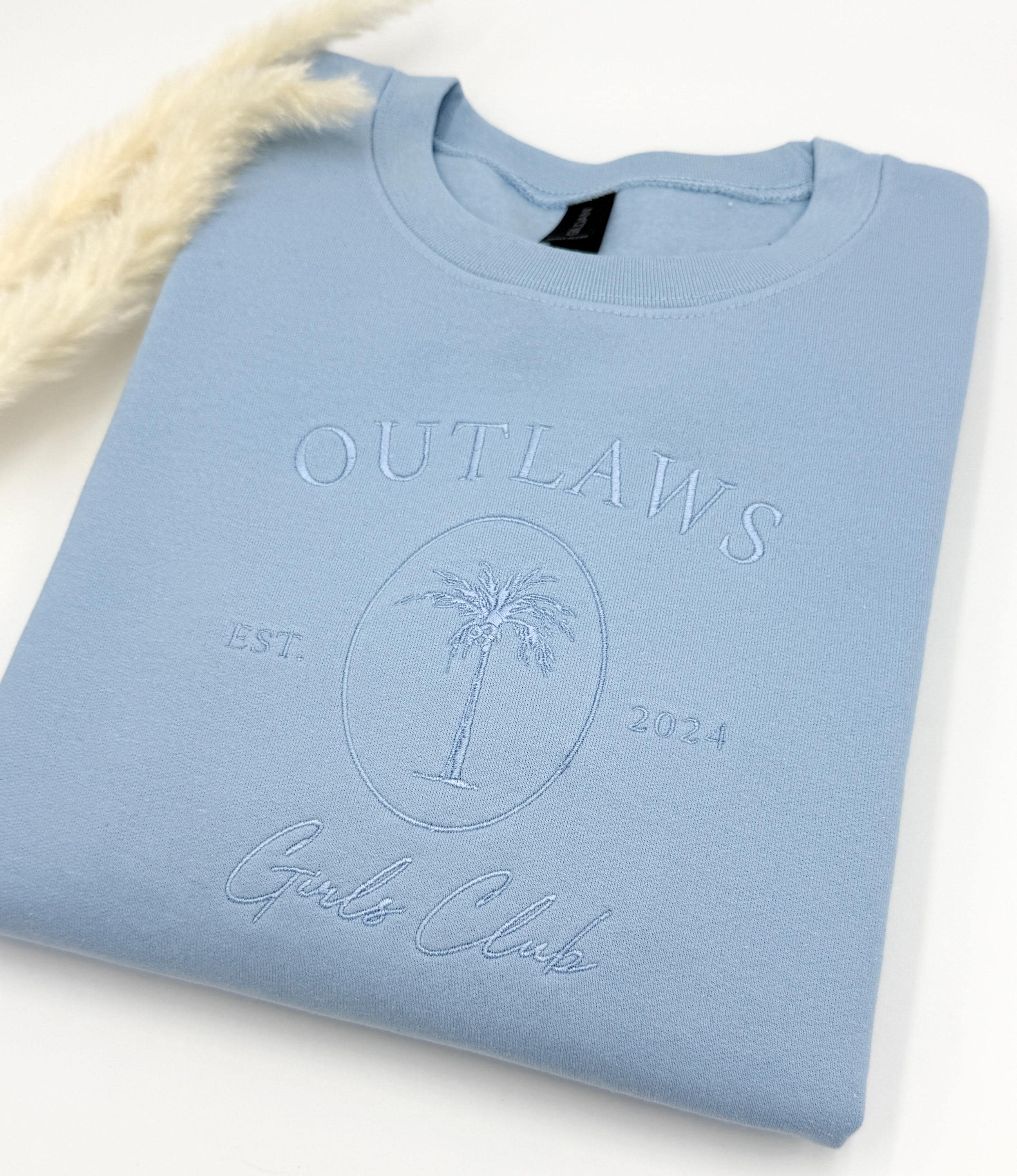 Custom Embroidered Bachelorette Sweatshirt: Charleston Social Club Wedding Favors