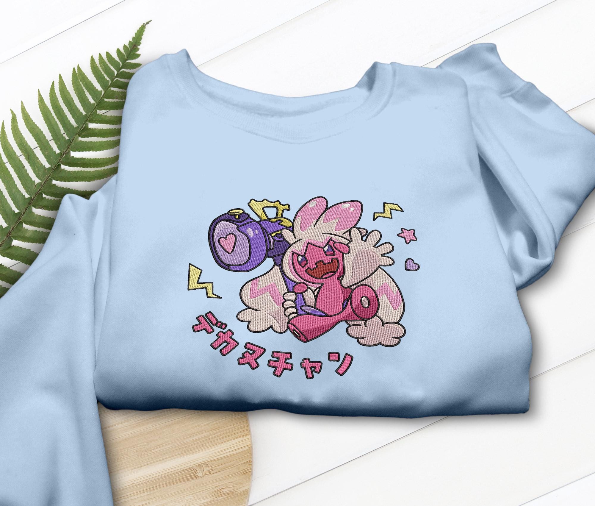 Tinka Embroidered Shirt Hammer T-shirt Sweatshirt Hoodie Hammer Girl Anime Gaming Gifts