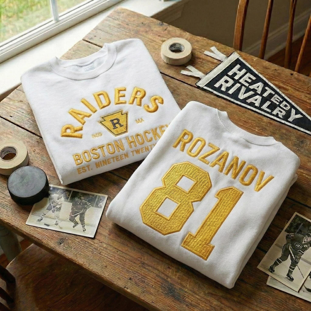 Embroidered Rozanov 81 Boston Raiders Sweatshirt – Heated Rivalry Shirt, Ilya Rozanov & Shane Hollander, Hudson Williams Merch