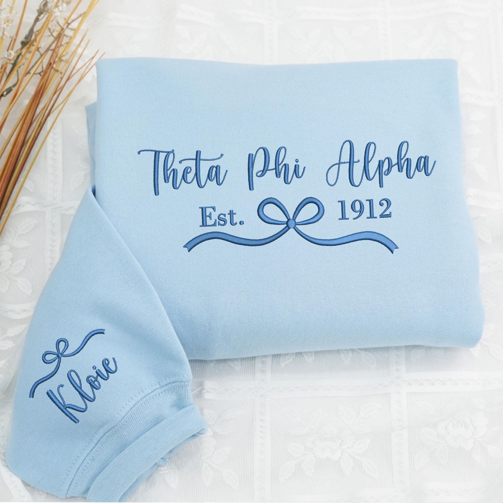 Custom Embroidered Girl's Trip 2025 Sweatshirt, Coquette Bow Shirt, Coquette Sorority Hoodie, Besties Gifts For Her, Gift For Girl