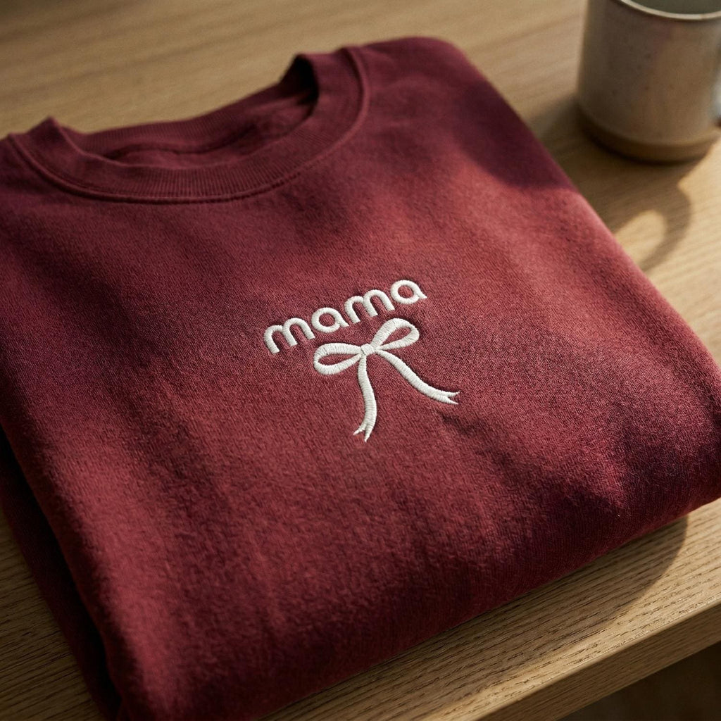 Personalized Embroidered Mama Sweatshirt, Custom Grandma Hoodie, Mother’s Day Gift for Mom