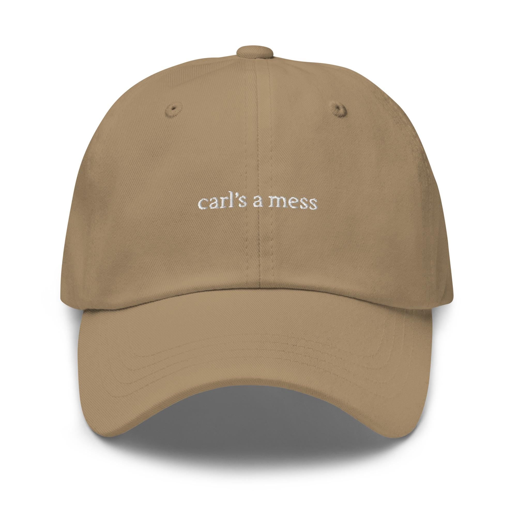 Carl's a Mess Embroidered Dad Hat – Funny Reality TV Summer Cap, Hamptons Weekend Cotton Hat, Trendy Gift for Him & Her