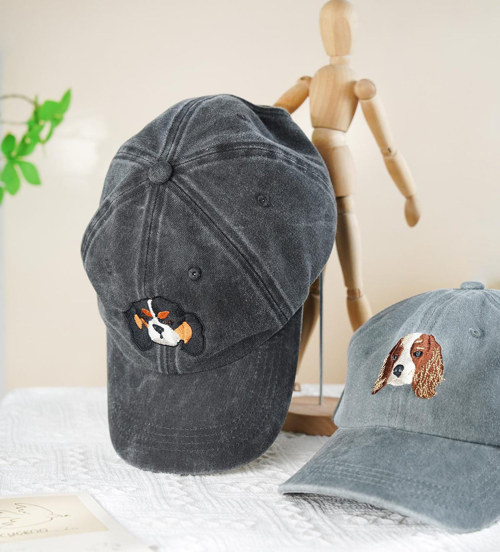 Custom Embroidered Pet Photo Hat: Personalized Dog & Cat Baseball Cap