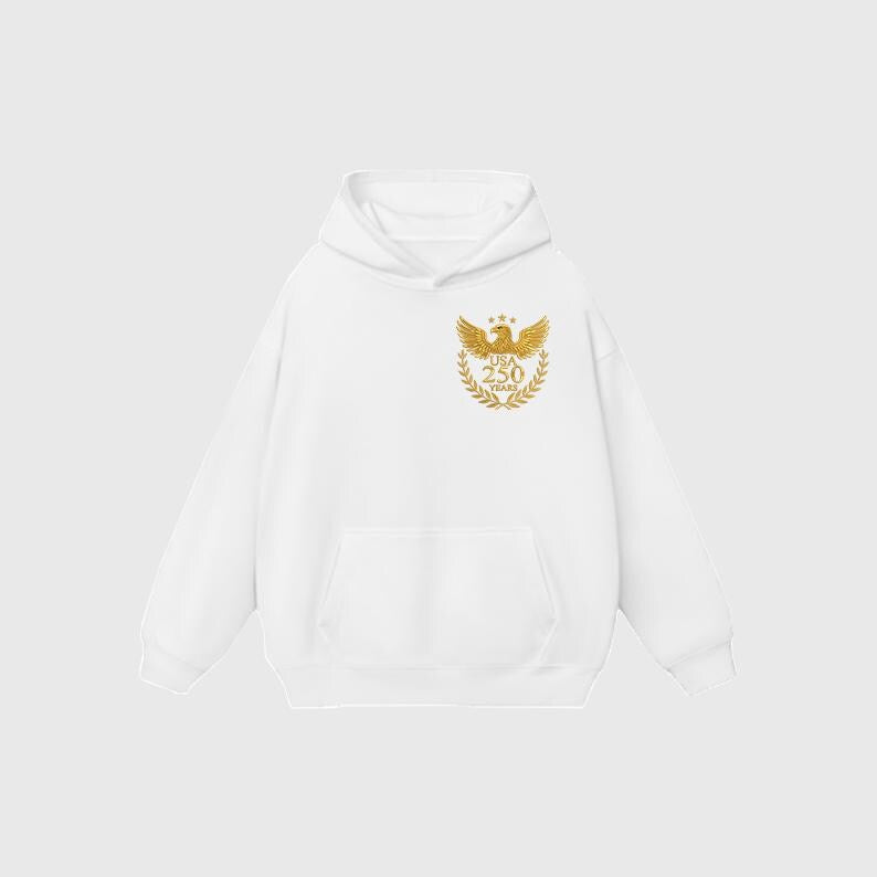 Birds USA 250 Years Sweatshirt – America 250th Anniversary Embroidered 4th of July Shirt | 1776–2026 Patriotic Apparel