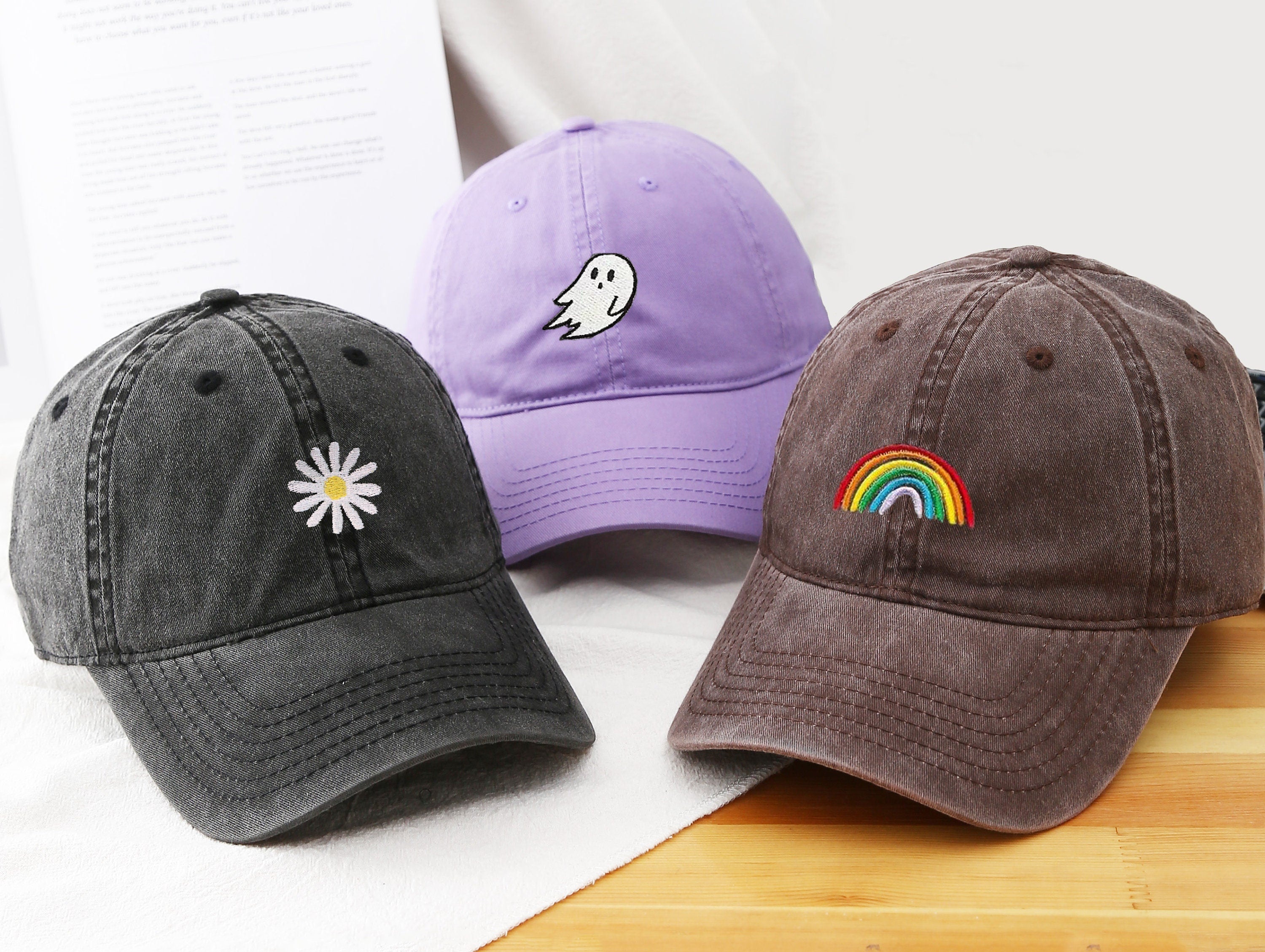 Add Name or Text to Back or Side of Baseball Cap, Back of Hat Embroidery, Side of Hat Embroidery, Customize Back of Hat, Baseball Hats