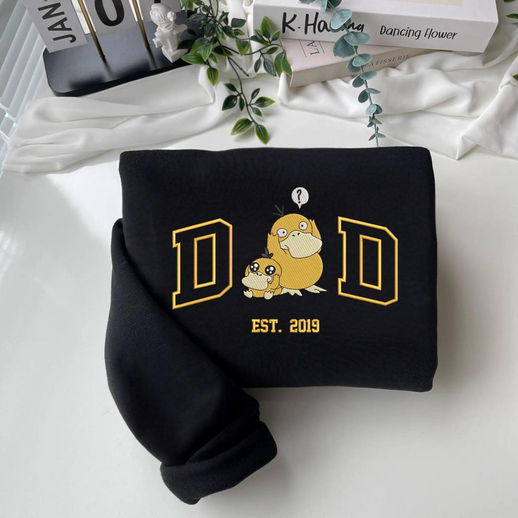 Custom PokeMom Embroidered Shirt, Mother's Day Gift, Birthday Gift For Mom, Pocket Beast, Personalized Anime Characters Sweatshirt
