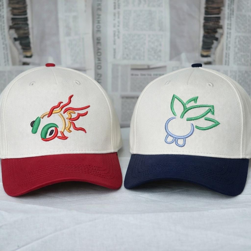 Custom Anime Characters Embroidered Hat, Anime Sun Hat, Anime Lover, Gift For Friends, Family Trip Hat, Anime Fans Hat