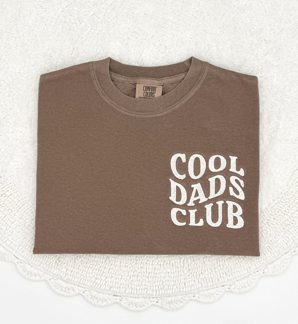 Embroidered Cool Dads Club T-Shirt , Father's Day Gift, Dad Shirt, Special Parent Teem, Baby Announcement