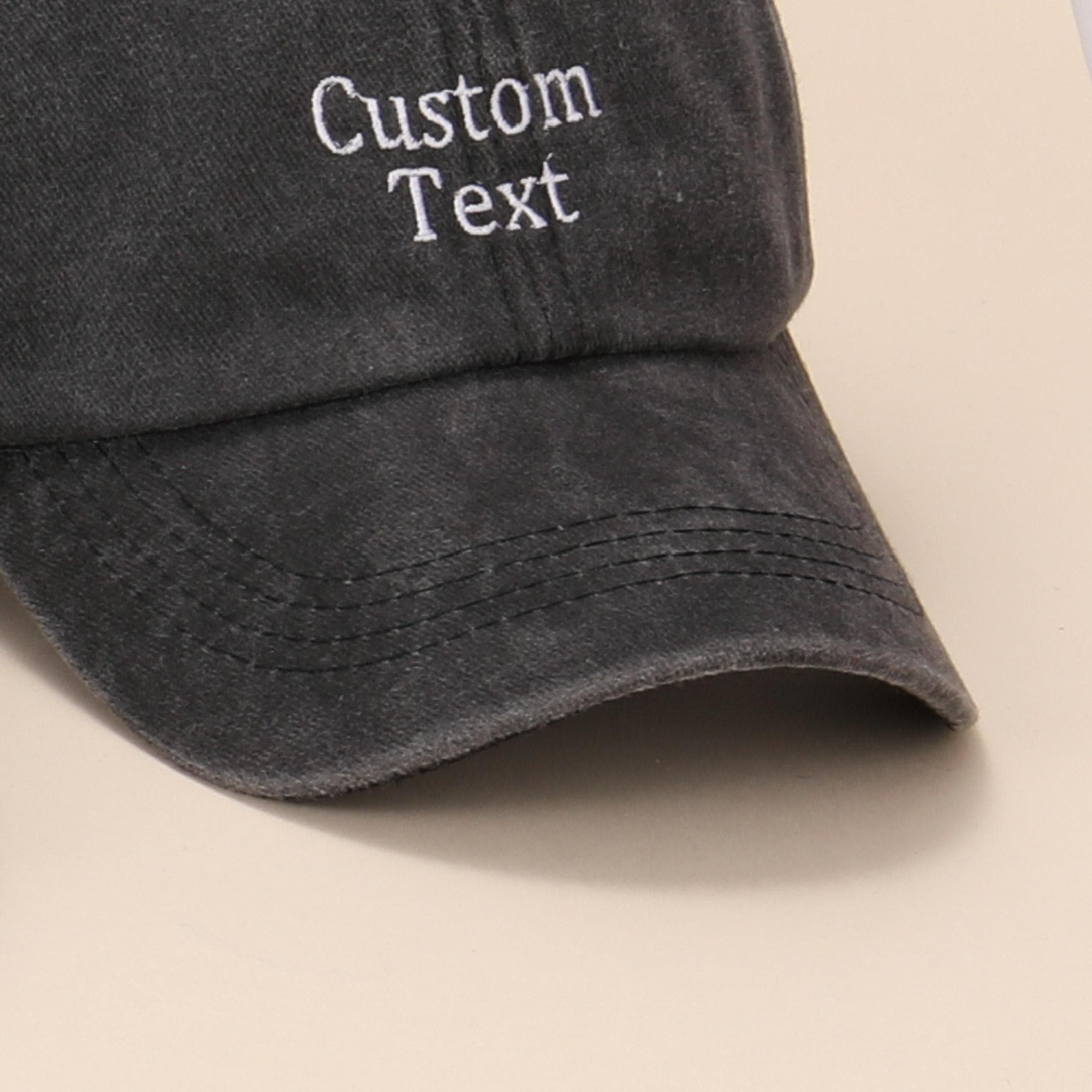 Personalized Dad Embroidered Hat, Vintage Baseball Cap for Dad, Custom Grandpa Hat with Est Year, Fathers Day Gift, Unisex Baseball Hat.