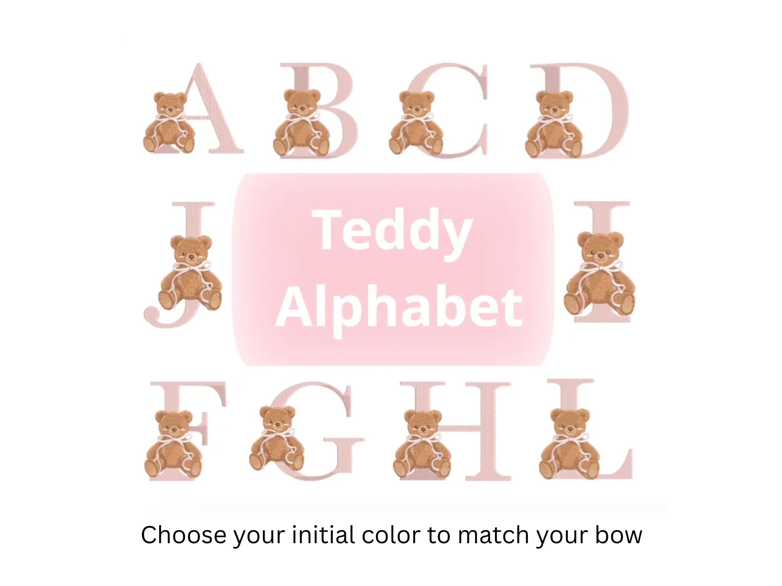 Personalized Bow For Easter Basket, Custom Embroidered Monogram Bow, Nursery Decor