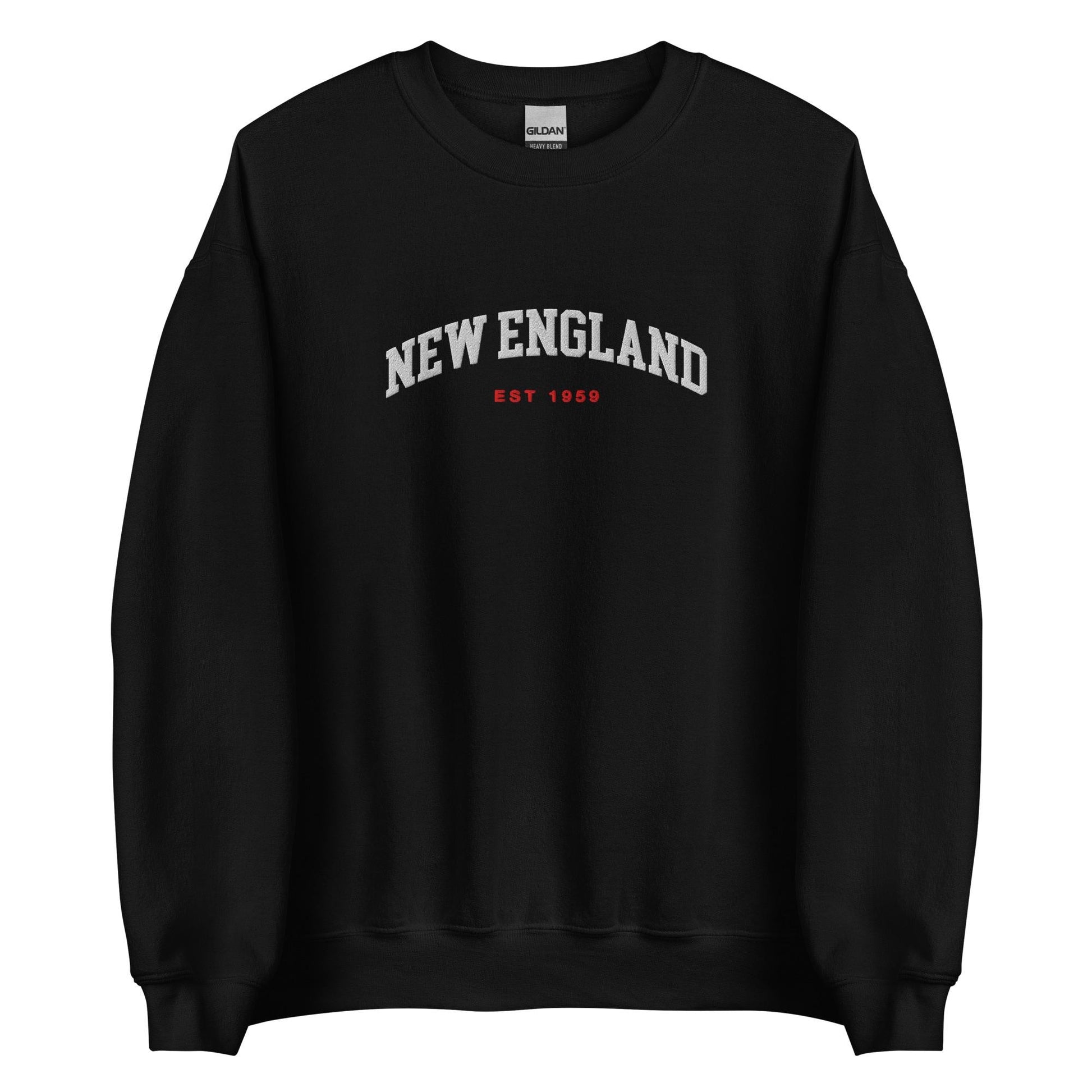 Embroidered New England Football Crewneck, Vintage Game Day Sweatshirt, Cozy Retro College Style fall pullover, UNISEX