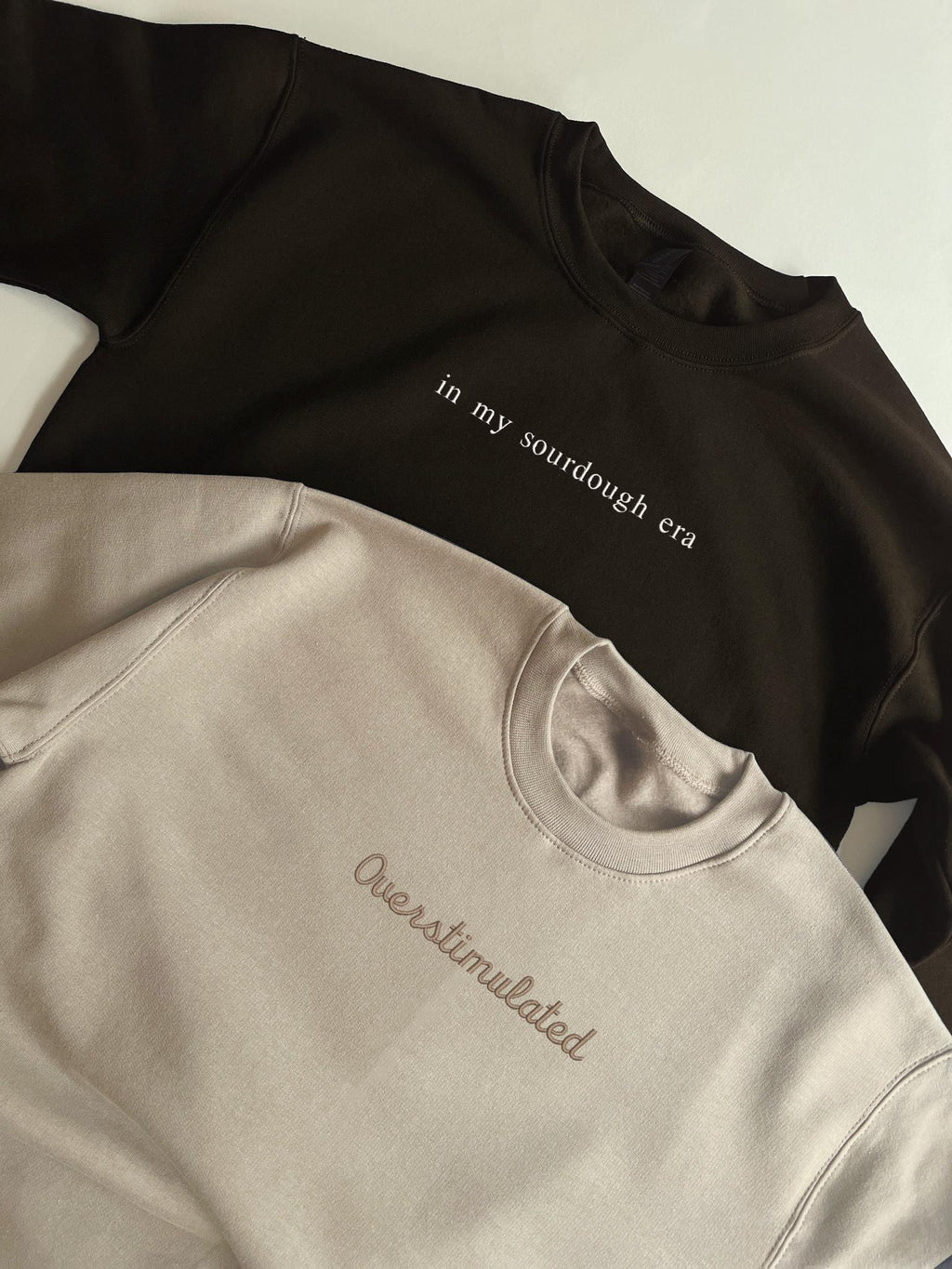 Custom Embroidered Sweatshirt, Personalized Crewneck, Custom Text Sweatshirt, Embroidered Text Crewneck, Gift for Bride, Mothers Day Gift