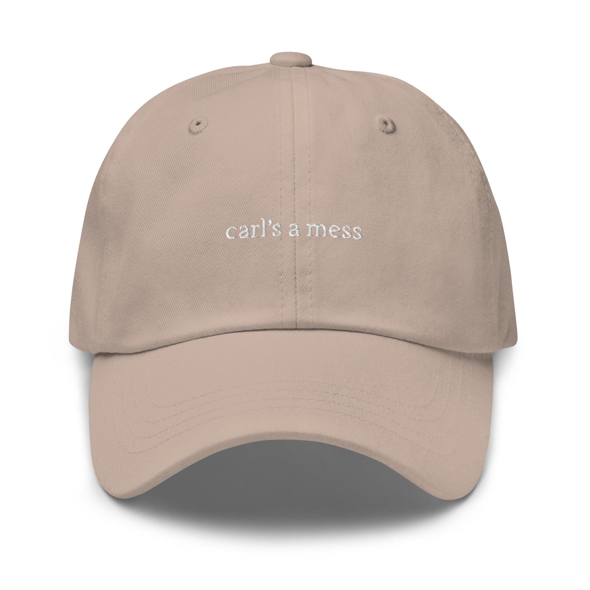 Carl's a Mess Embroidered Dad Hat – Funny Reality TV Summer Cap, Hamptons Weekend Cotton Hat, Trendy Gift for Him & Her
