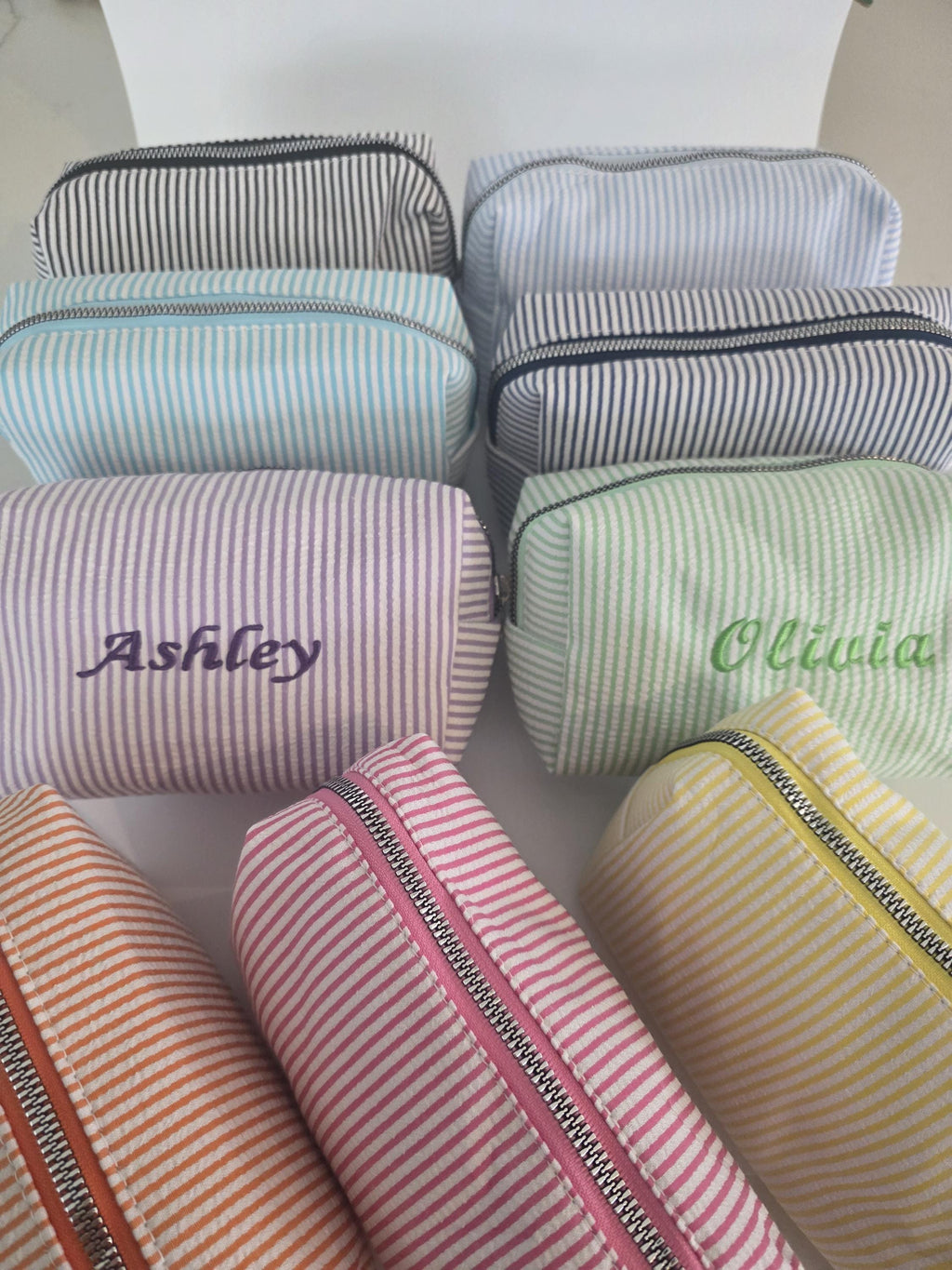 Custom Cosmetic Bag for Bridesmaids, Personalized Makeup Bag, Bridal Party Gift for Her