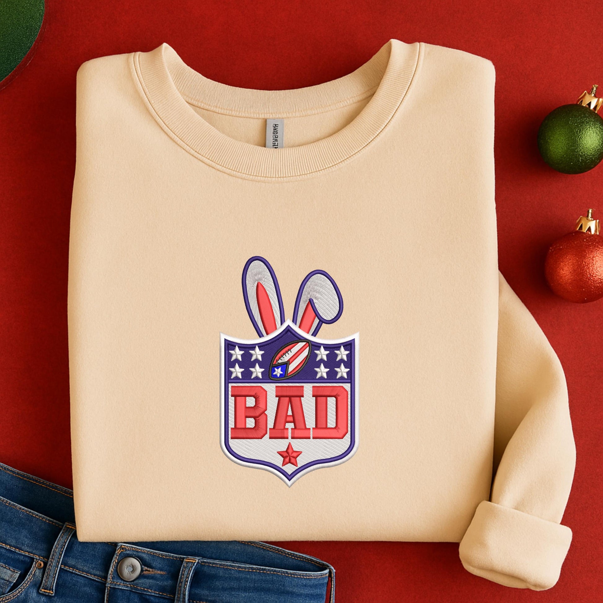 Benito Bowl Football Embroidery Bundle – Bunny Halftime Show Sweatshirt, Football Lover Merch