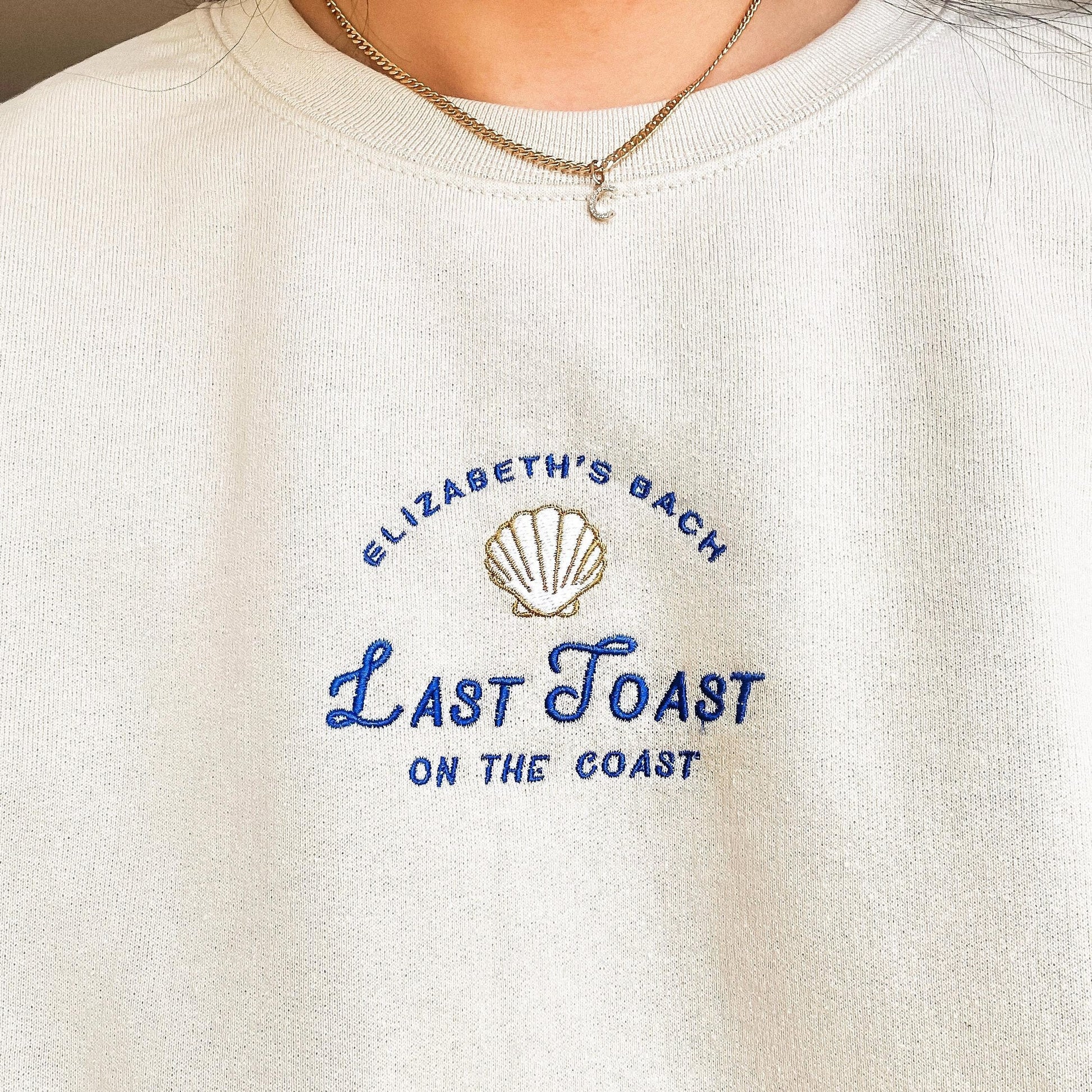 Custom Camp Bachelorette Embroidered Sweatshirt, Personalized Vintage Camp Bach crewneck, Hiking Bridal Party sweater, Lake Bachelorette