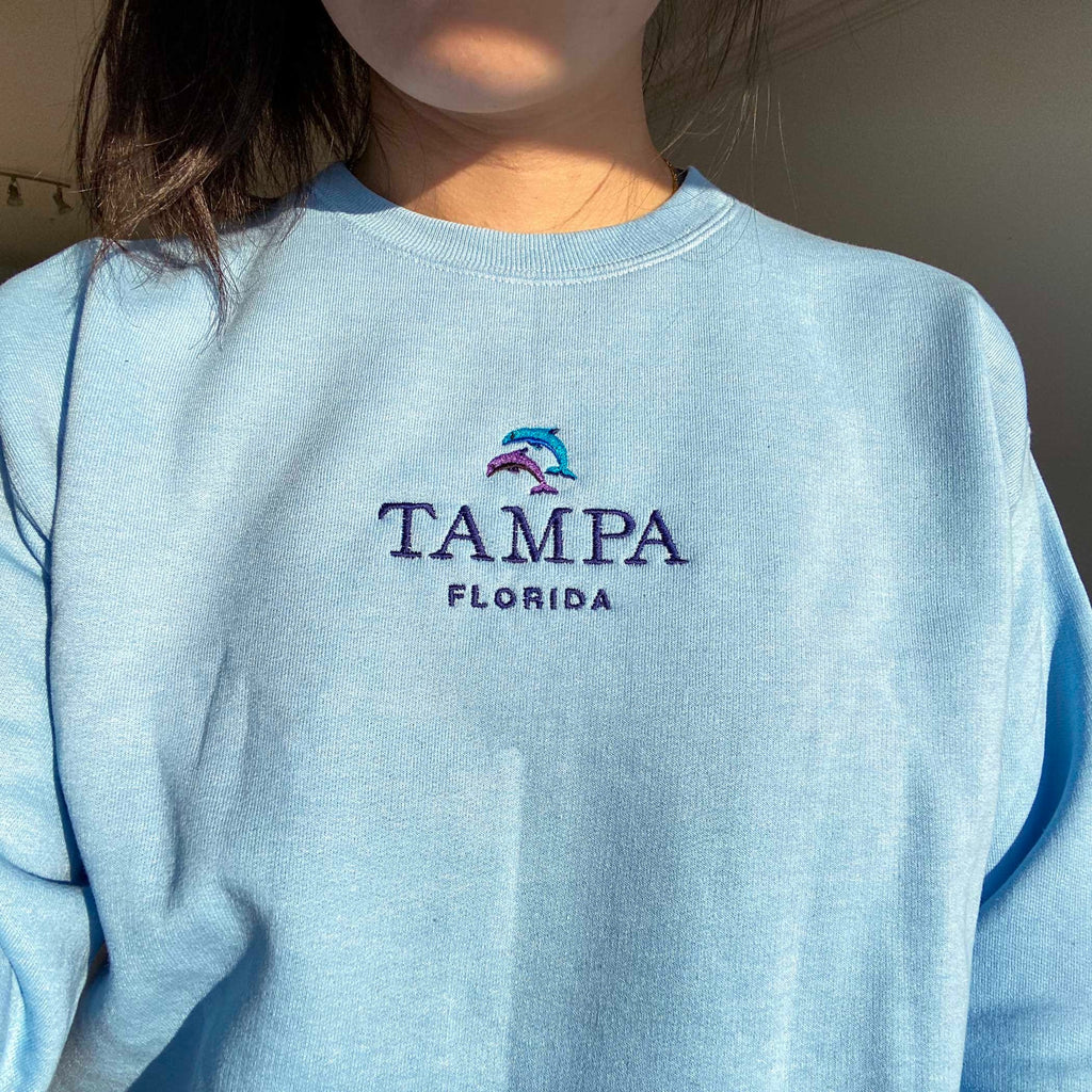 Custom Camp Bachelorette Embroidered Sweatshirt, Personalized Vintage Camp Bach crewneck, Hiking Bridal Party sweater, Lake Bachelorette