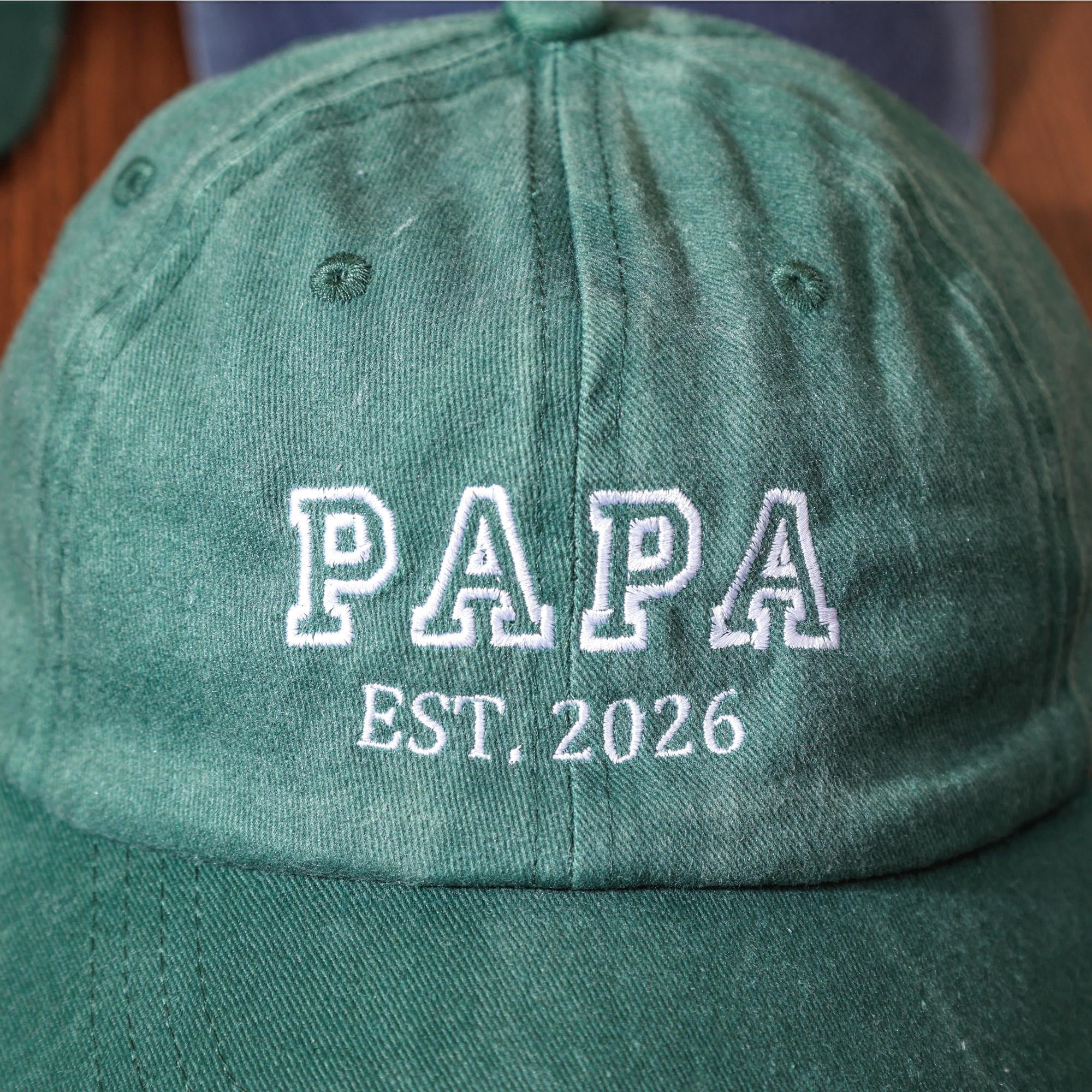 Personalized Dad Embroidered Hat, Custom Text Baseball Cap, Gift for New Dad Mom, personalised hat,girl dad cap