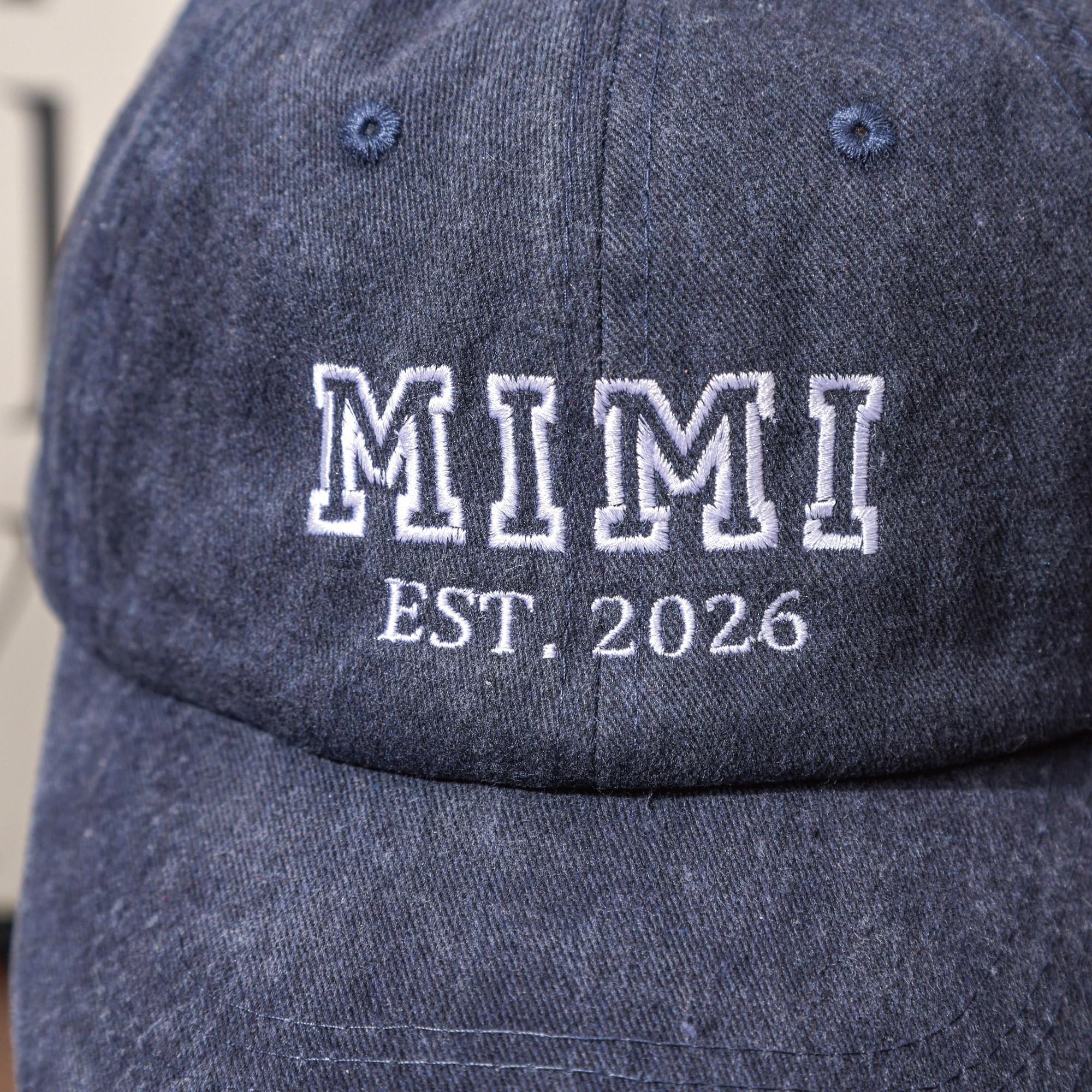 Personalized Mom Embroidered Hat, Custom Vintage Baseball Cap, Vintage Baseball Cap for New Dad, Girl Dad Cap