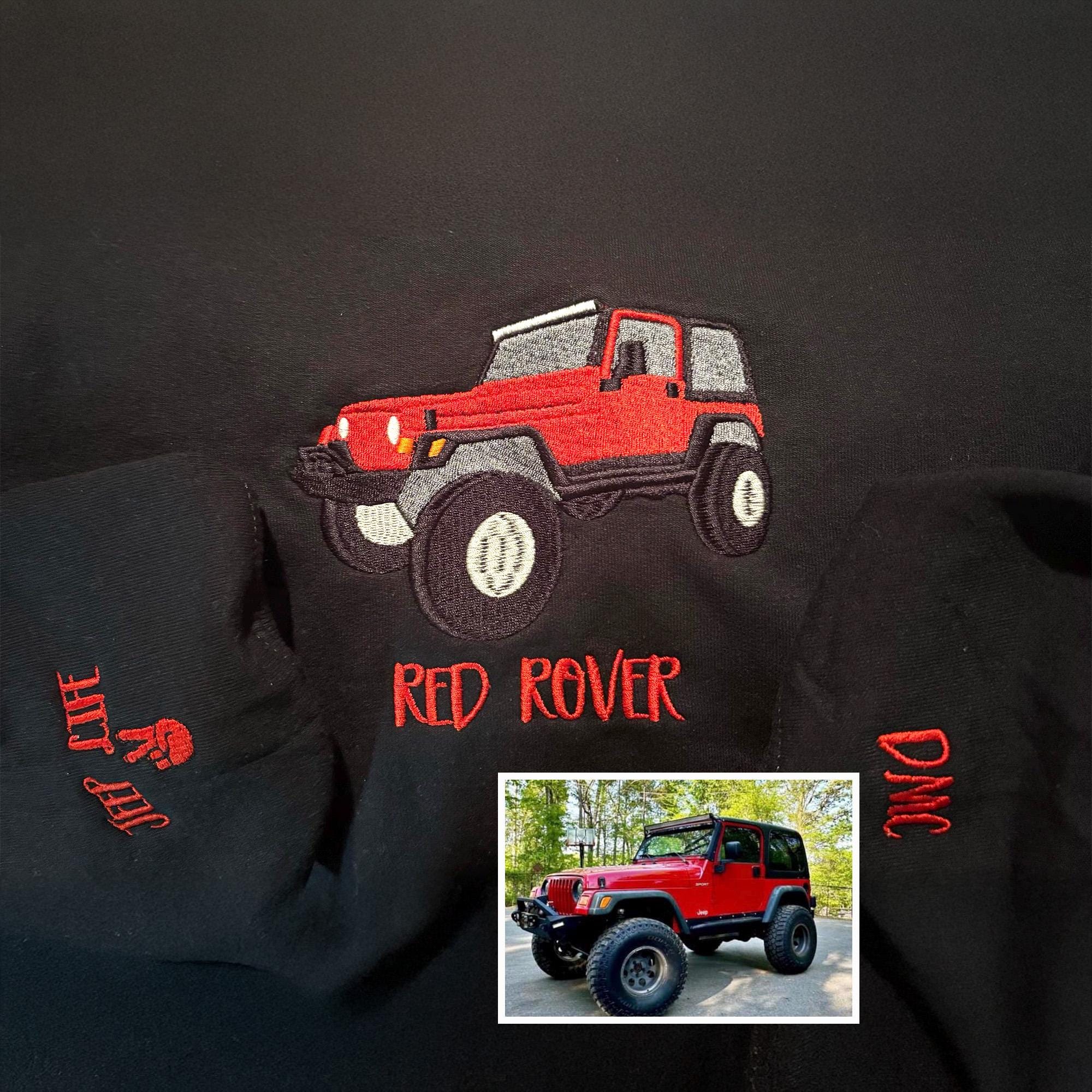Your Car on Shirt - Custom Embroidered Car Drawing T-Shirt with Photo - Personalized Gifts For Boyfriend - Vehicle Portrait Tee