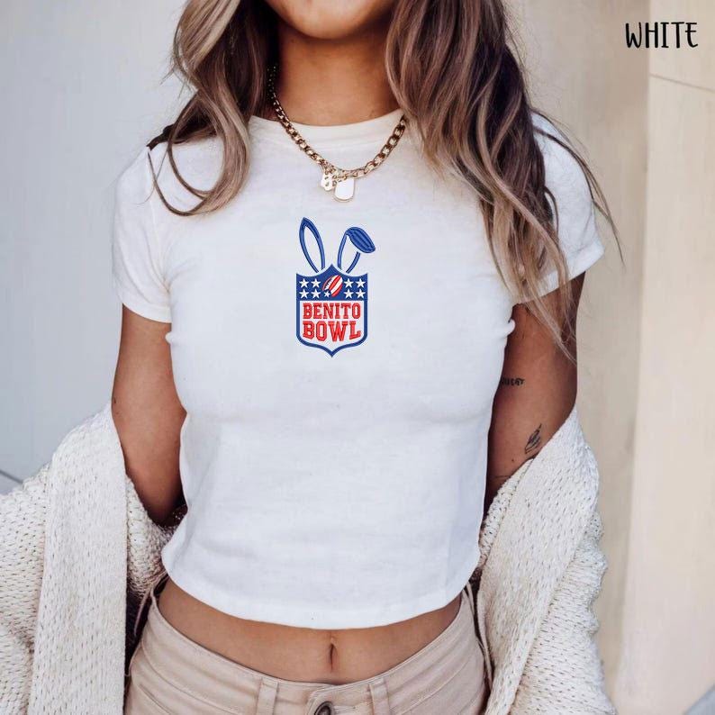 Benito Bowl Frog Embroidered Sweatshirt – Funny Game Day Crewneck, Football Fan Gift